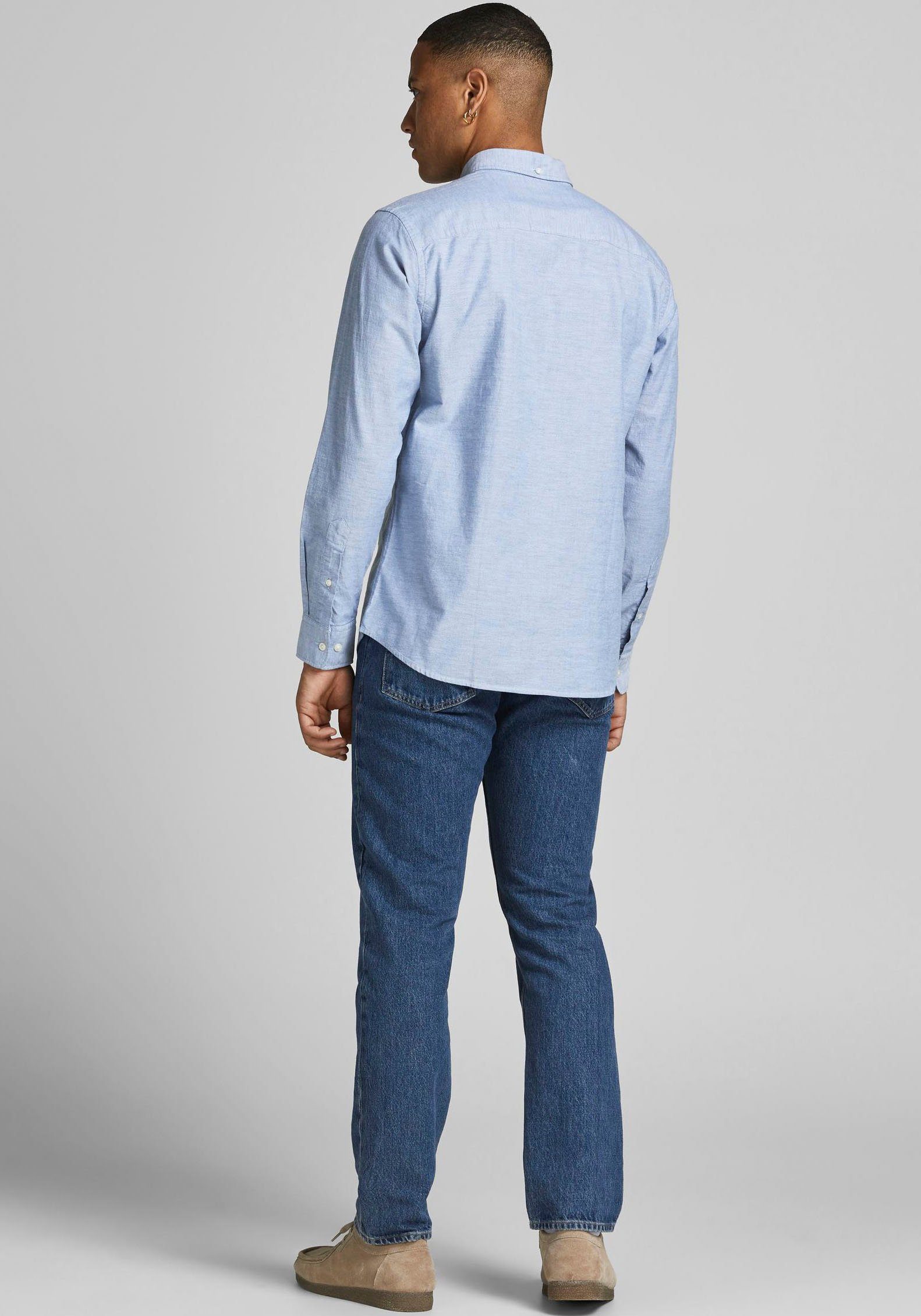 Jack & Jones Overhemd met lange mouwen BROOK OXFORD met button-downkraag