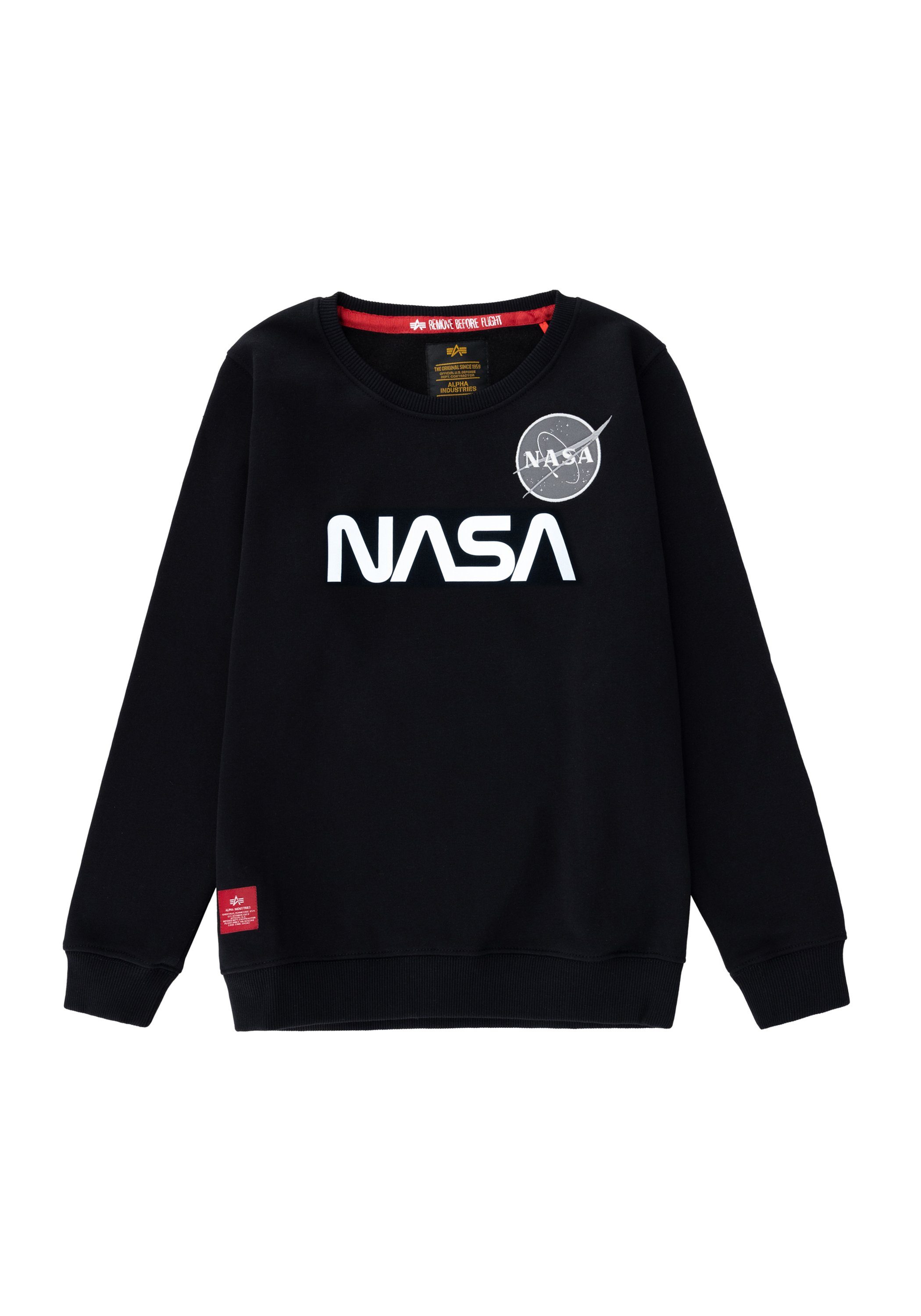 Alpha Industries Sweater Alpha Industries Kids - Sweatshirts NASA Refl. Sweater Kids