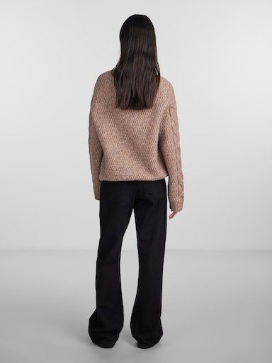 pieces Gebreide trui PCNINA LS O-NECK KNIT NOOS BC