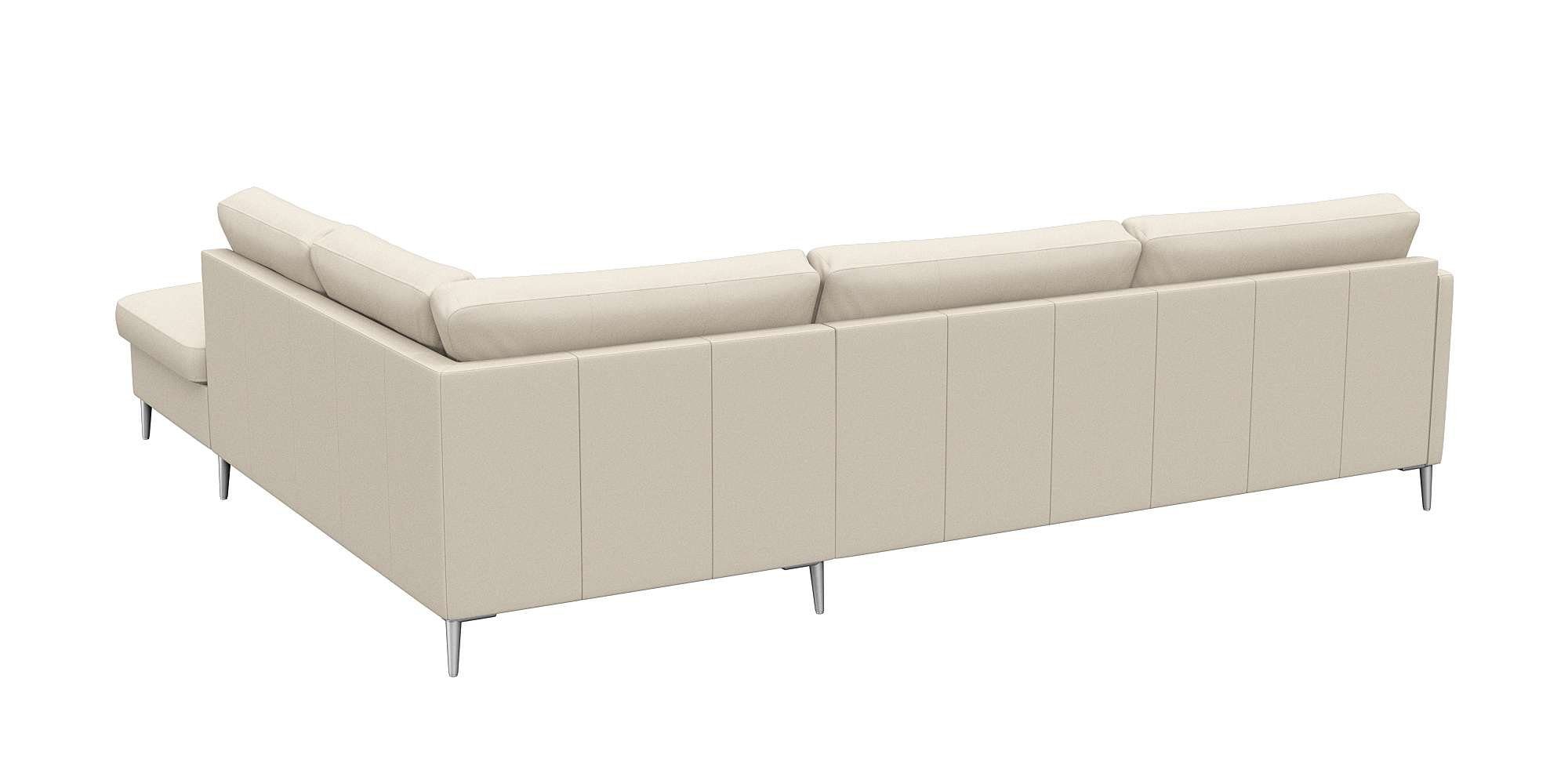 FLEXLUX Hoekbank Fiore, L-vorm, comfortabel en aangenaam door hoogwaardige zitopbouw
