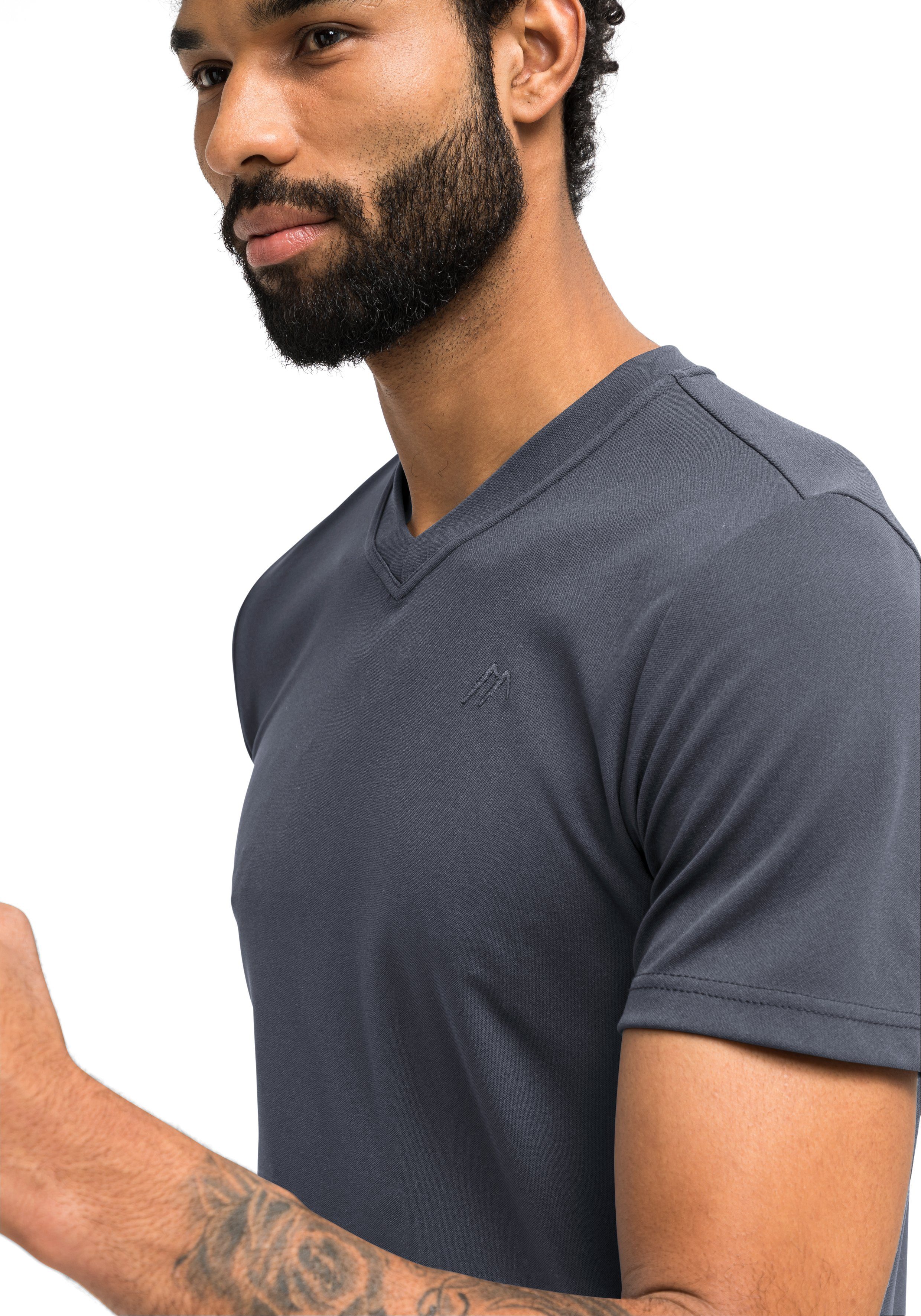 Maier Sports Functioneel shirt WALI Heren T-shirt, sneldrogend vrijetijdsshirt, regular fit
