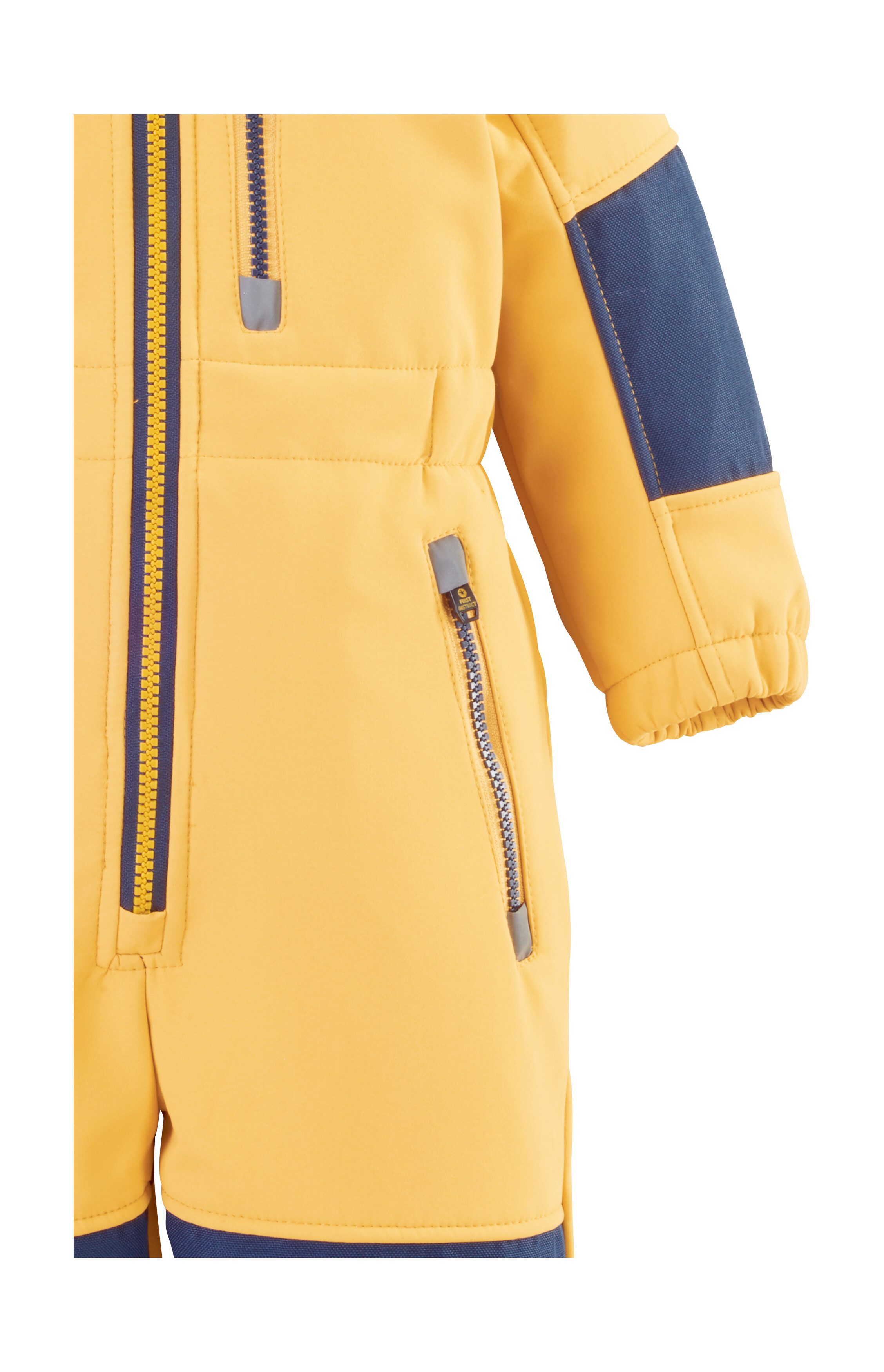 first instinct by killtec Jumpsuit FIOW 35 MNS ONPC Softshellpak met fleece binnenin, waterafstotend, winddicht