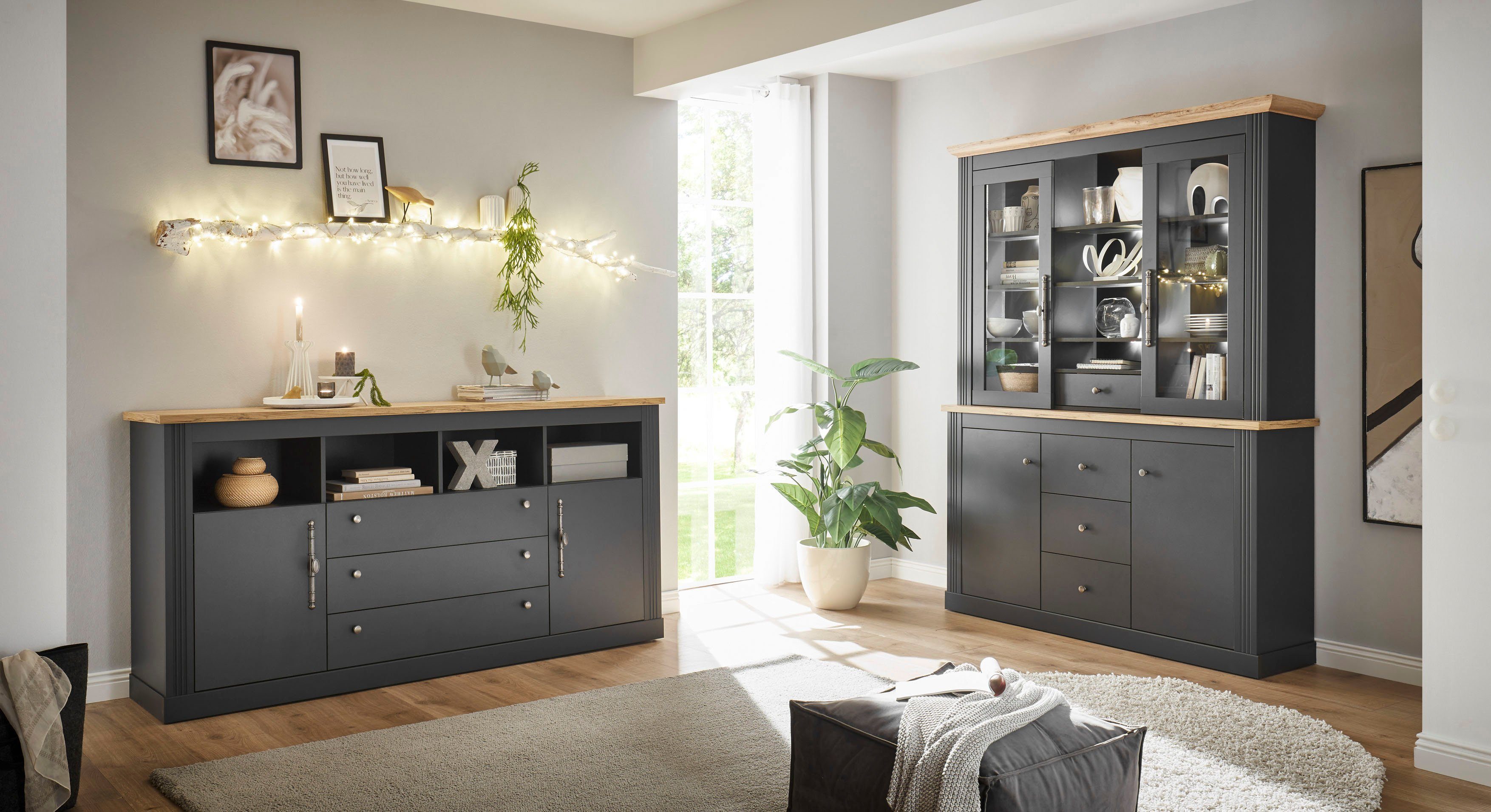 Home affaire Buffetkast Westminster in trendy landelijke look
