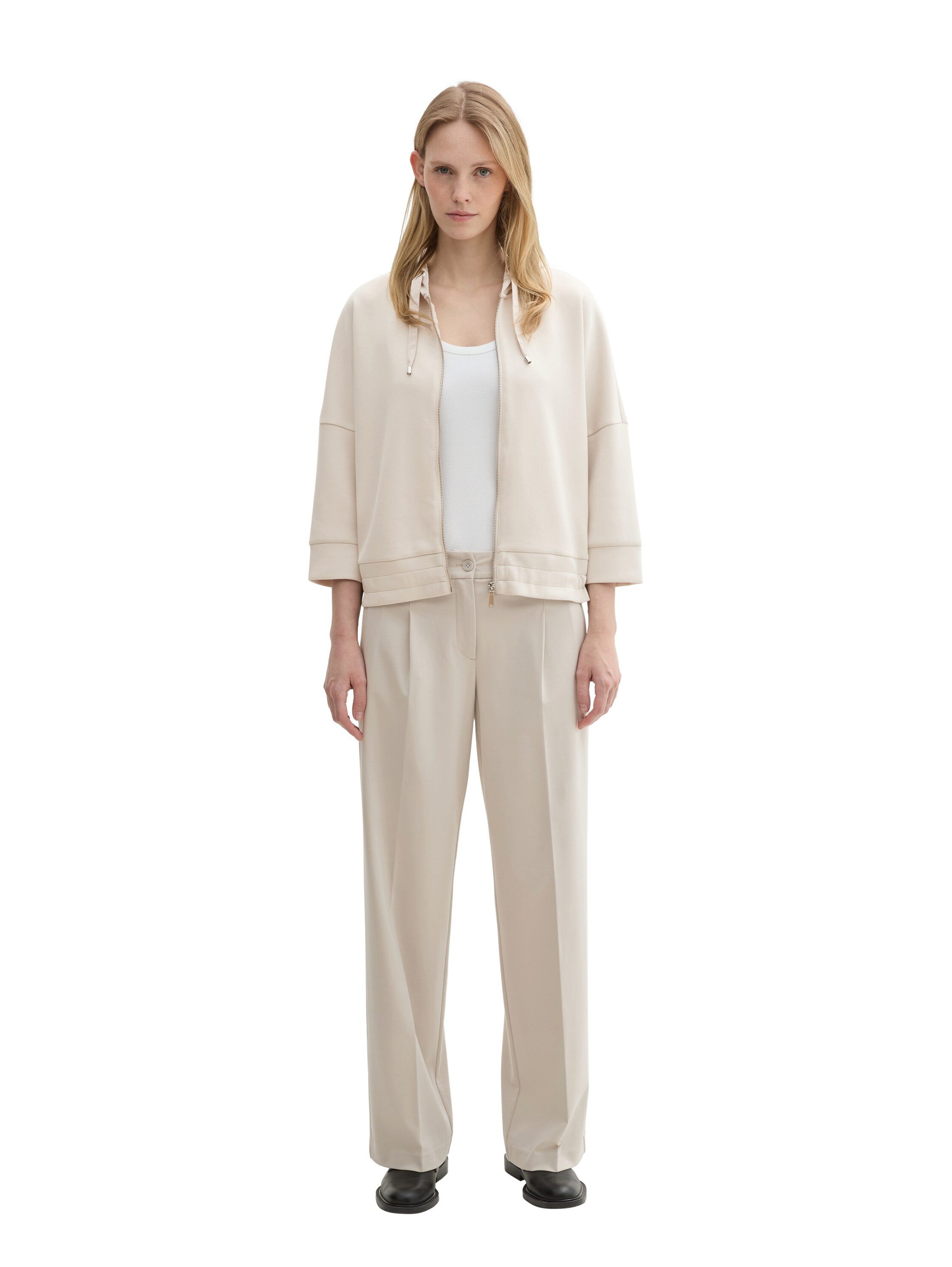 Tom Tailor Sweatvest met een capuchon