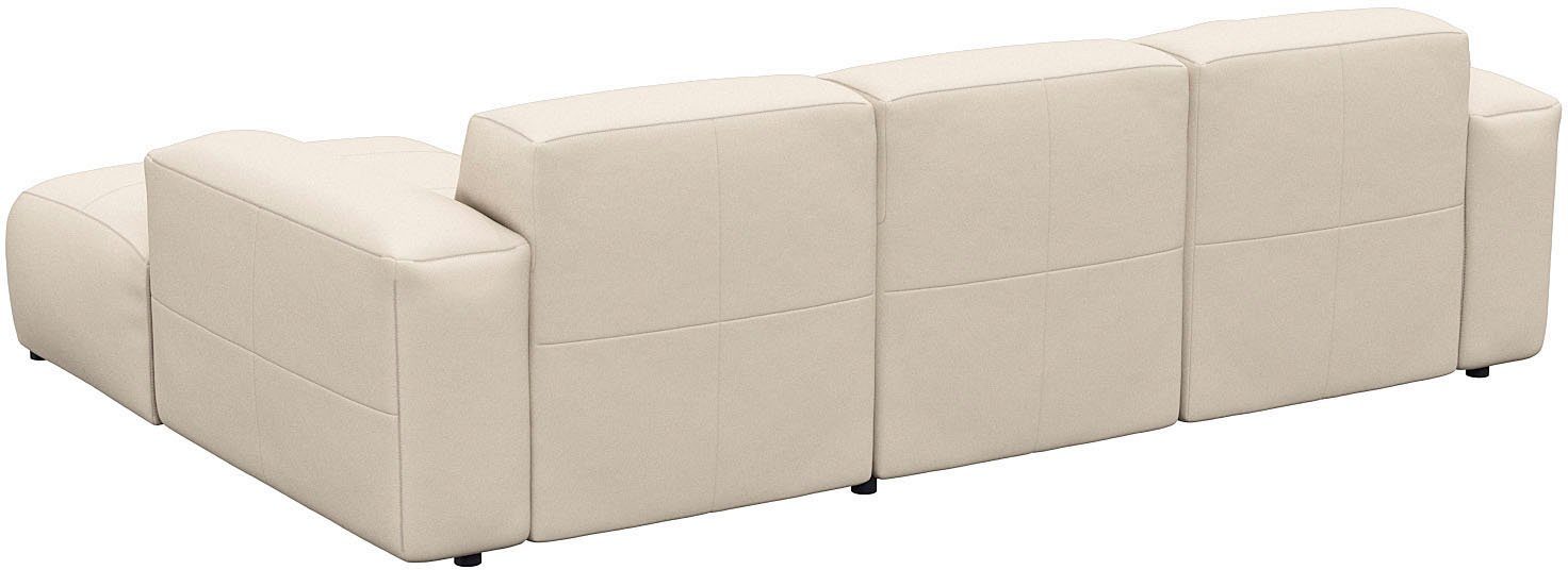 FLEXLUX Hoekbank Lucera Chaise longue rechts of links, L-vorm, comfortabel