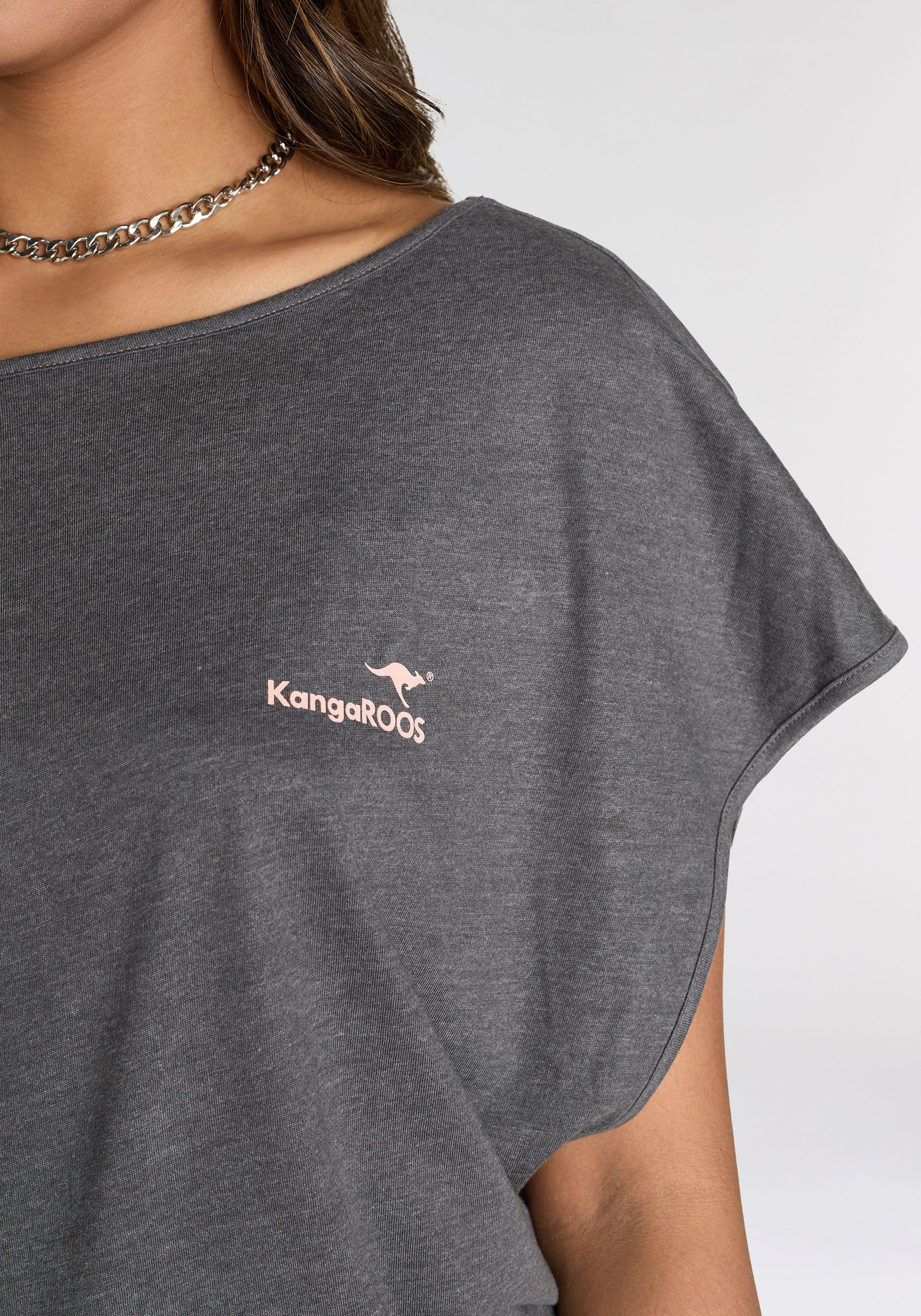 KangaROOS Zomerjurk Set shirt jurk met bloemen (set, 2-delig, Met T-shirt)