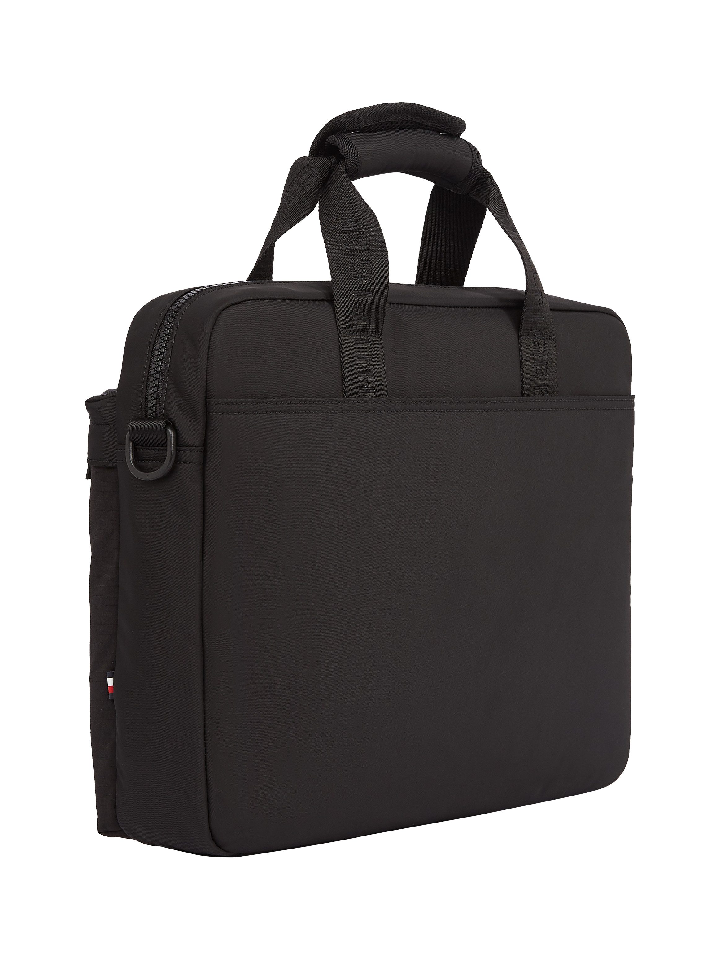 Tommy Hilfiger Laptoptas TH ELEMENT REPREVE COMPUTER BAG , heren messenger bag, handtas, schoudertas met rits