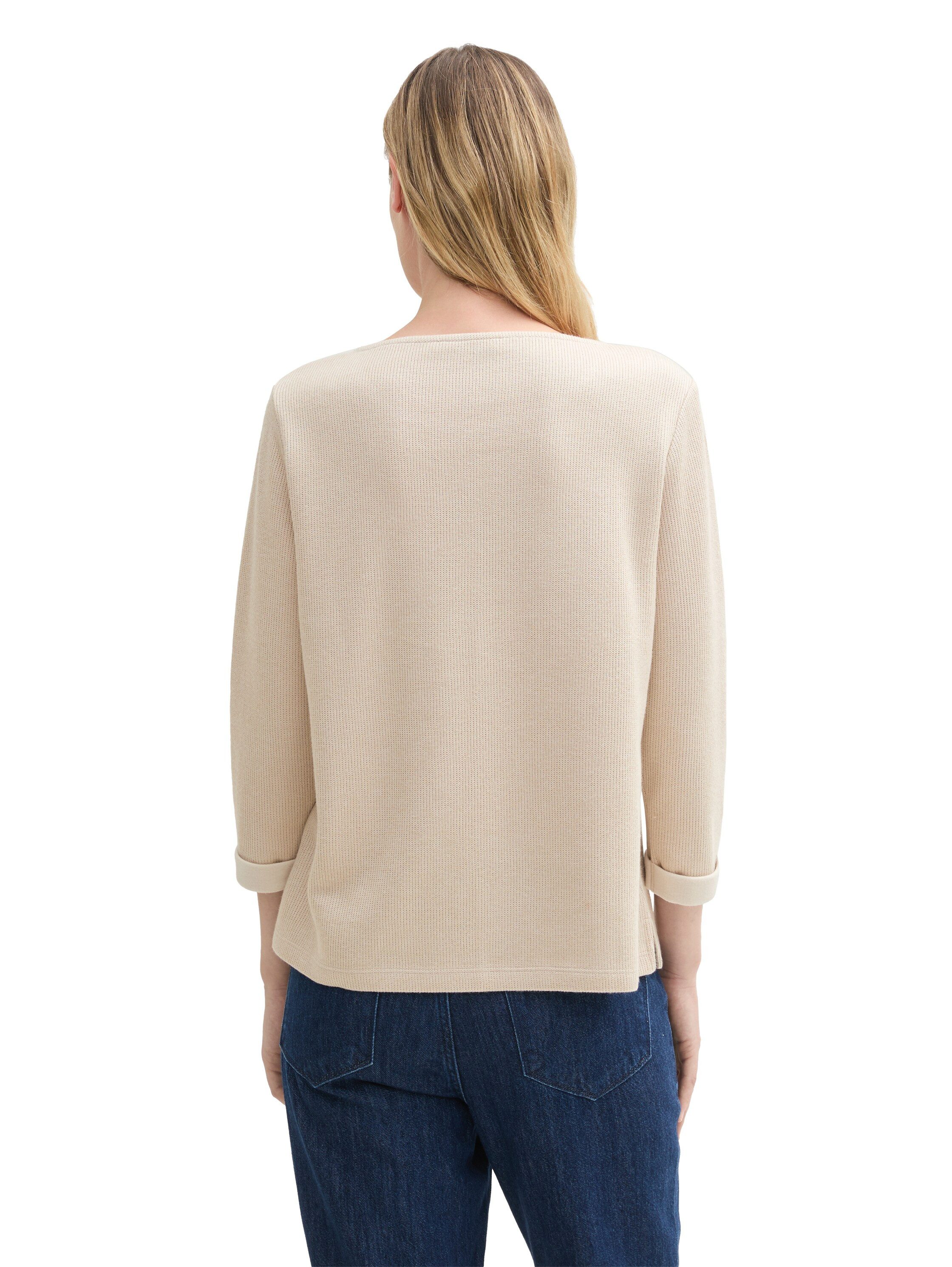 Tom Tailor Sweatshirt in gemêleerde look