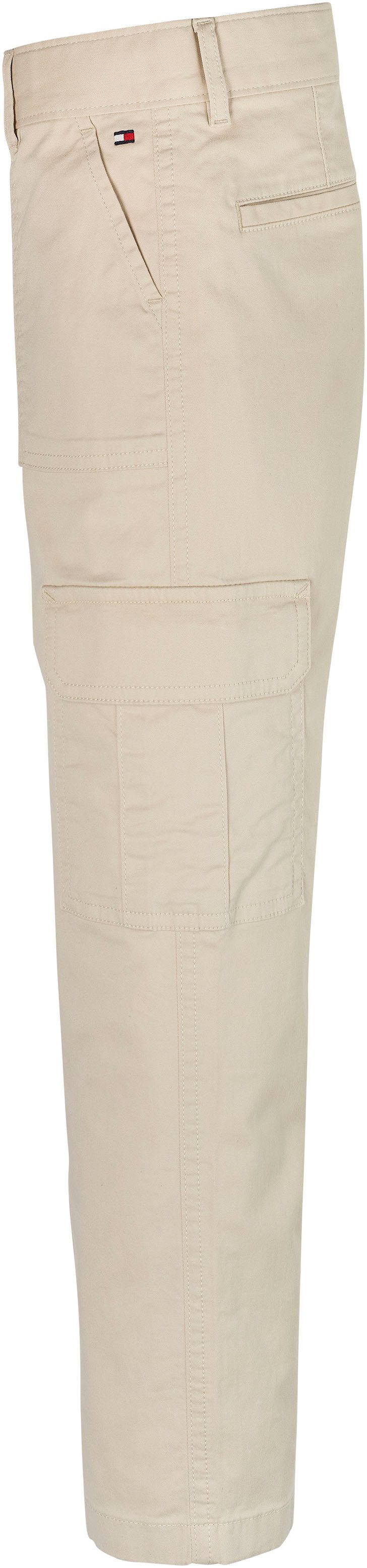 Tommy Hilfiger Cargobroek UTILITY CARGO PANTS Kinderen tot 16 jaar met logostiksel