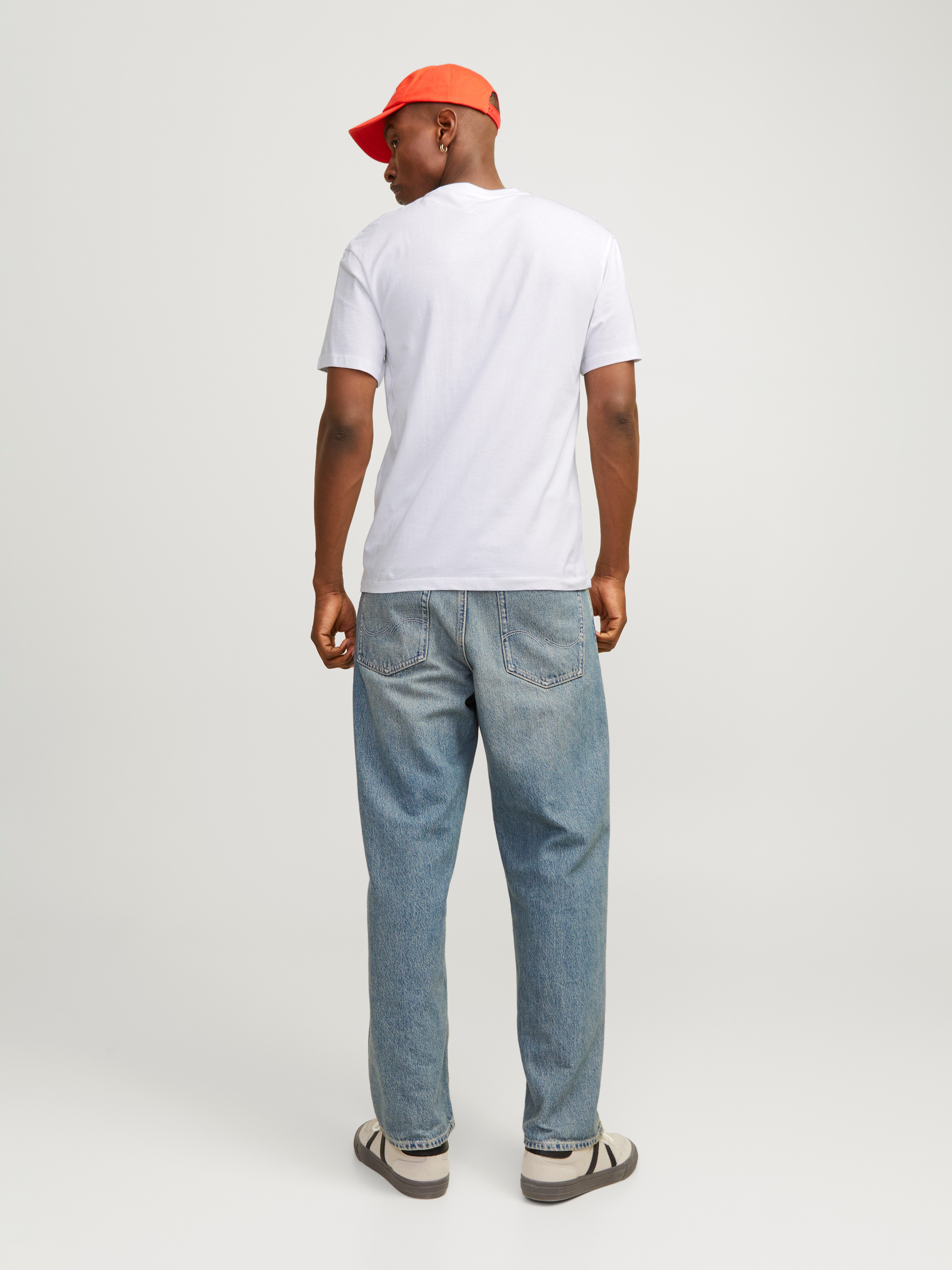 Jack & Jones Shirt met ronde hals JJECALEB VARSITY TEE SS O-NECK NOOS