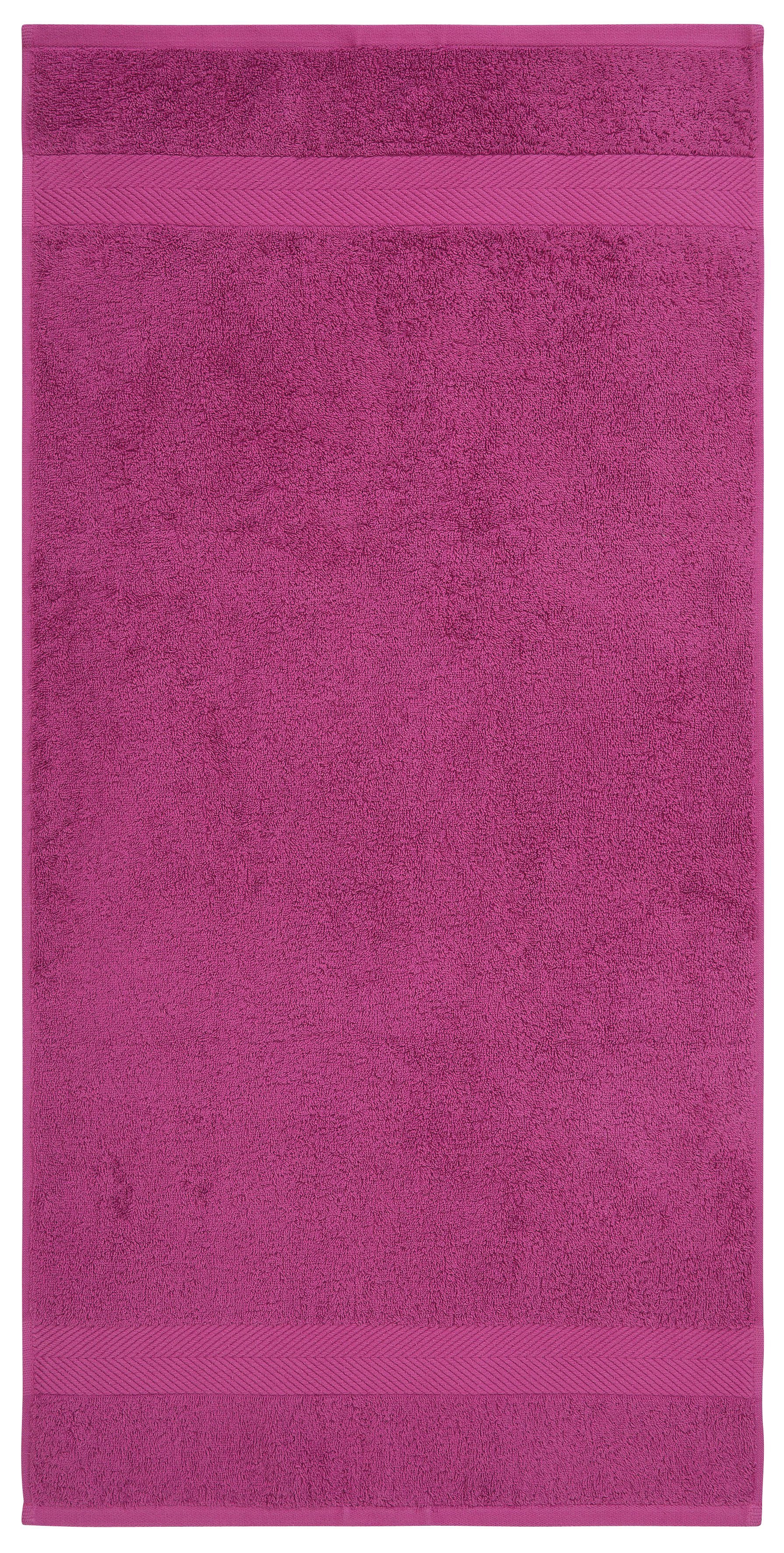 my home Handdoeken Eva, 4 handdoeken 50x100 Topkwaliteit 550g/m², zacht, handdoekenset van 100% katoen (4 stuks)