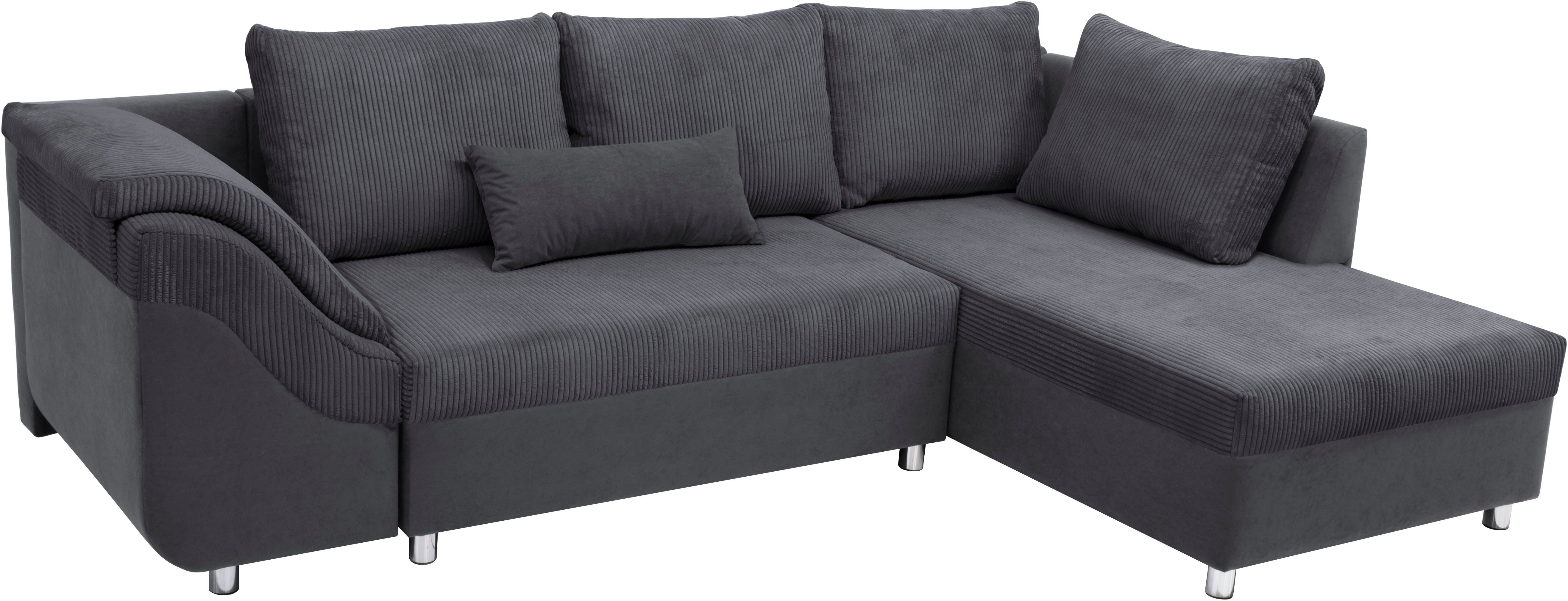 COLLECTION AB Hoekbank Sally L-vorm met en zonder slaapfunctie, inclusief losse rug- en sierkussens