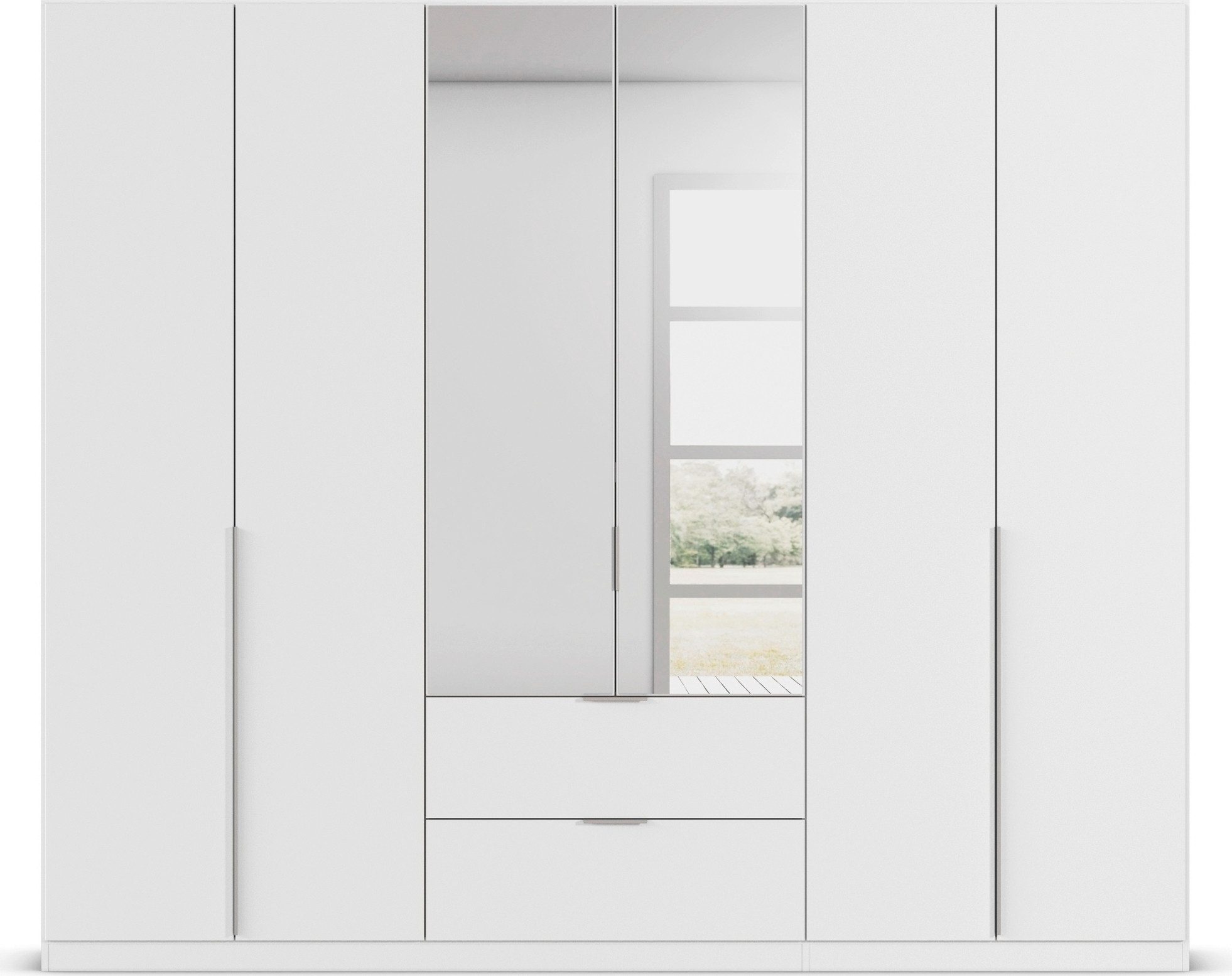 rauch Draaideurkast Kledingkast kast garderobe AGORDO met decor- of hoogglansfront