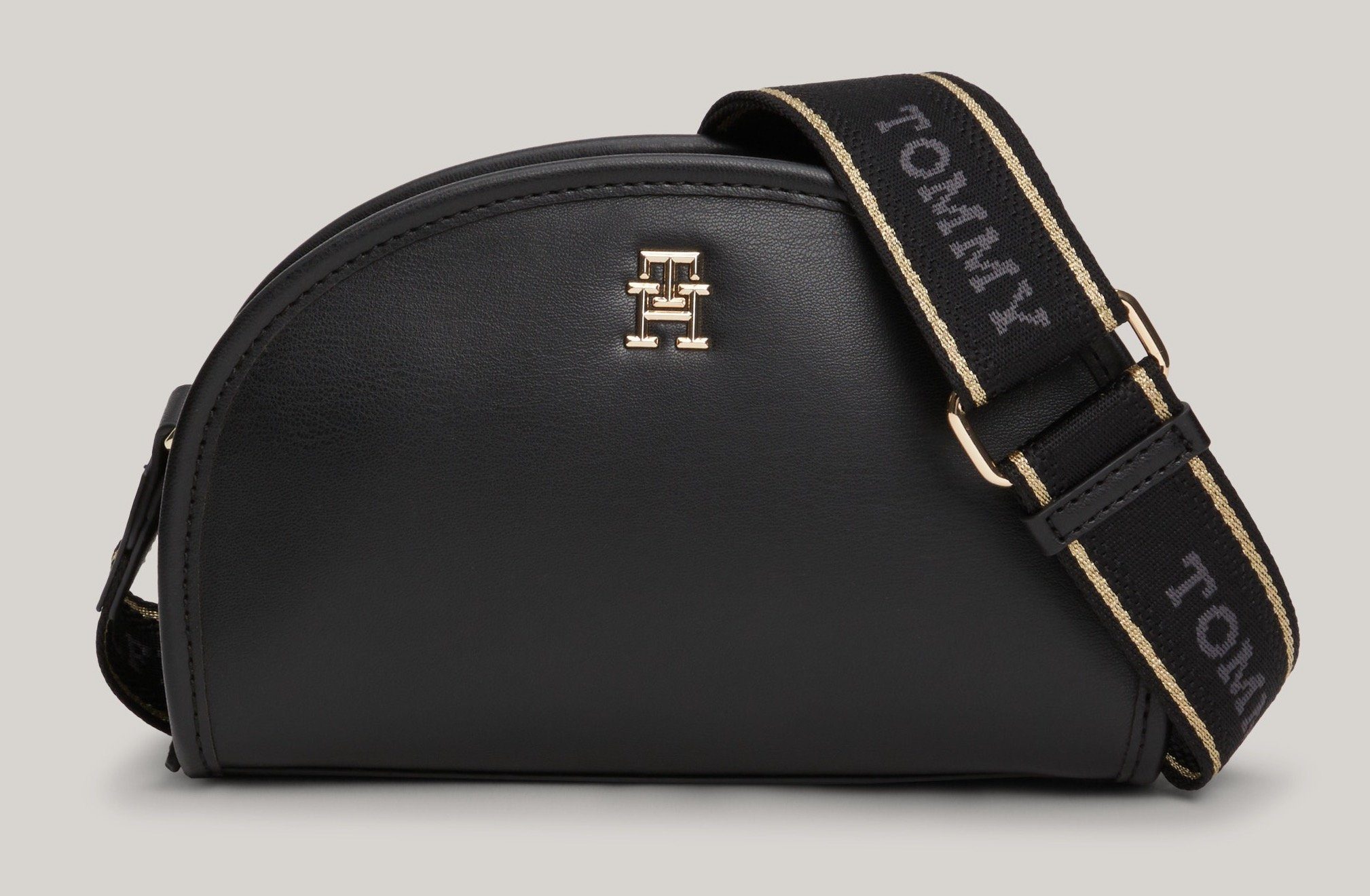 Tommy Hilfiger Monotype Half Moon Camera Tas Black Dames