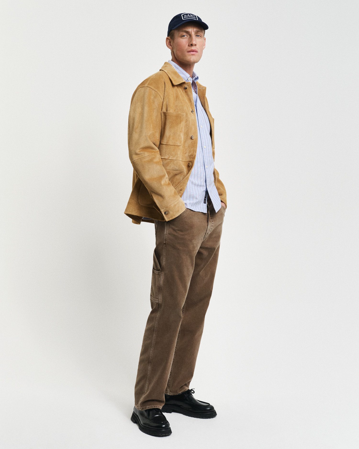 Gant Overhemd met lange mouwen REG OXFORD STRIPE SHIRT unisex in lichte oxford-kwaliteit