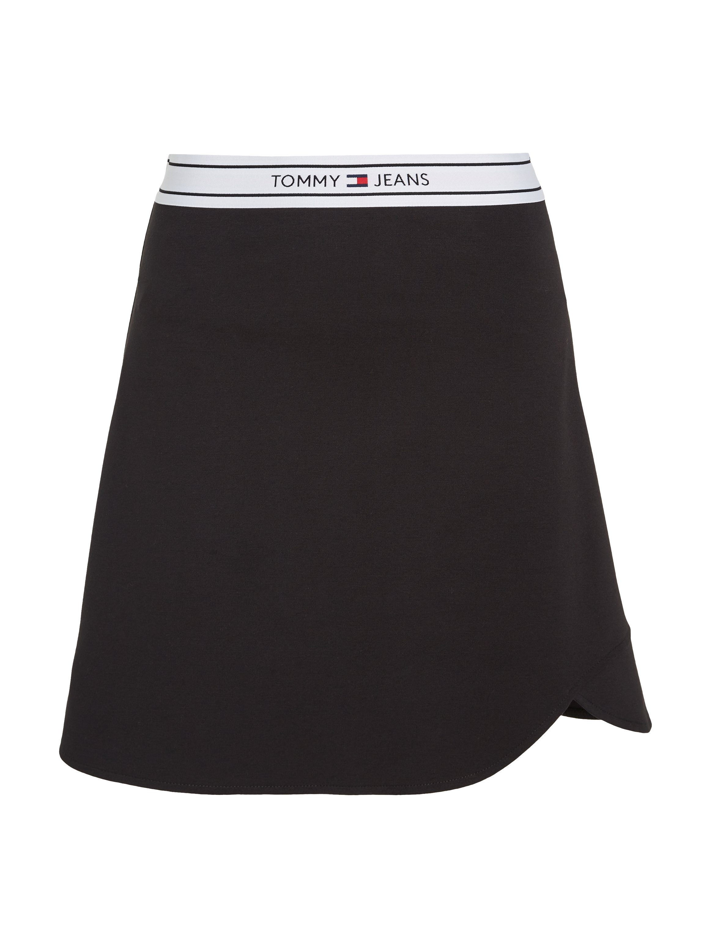 TOMMY JEANS Jerseyrok TJW LOGO TAPING MINI SKIRT Webrok met Tommy Jeans logo-elastiektape