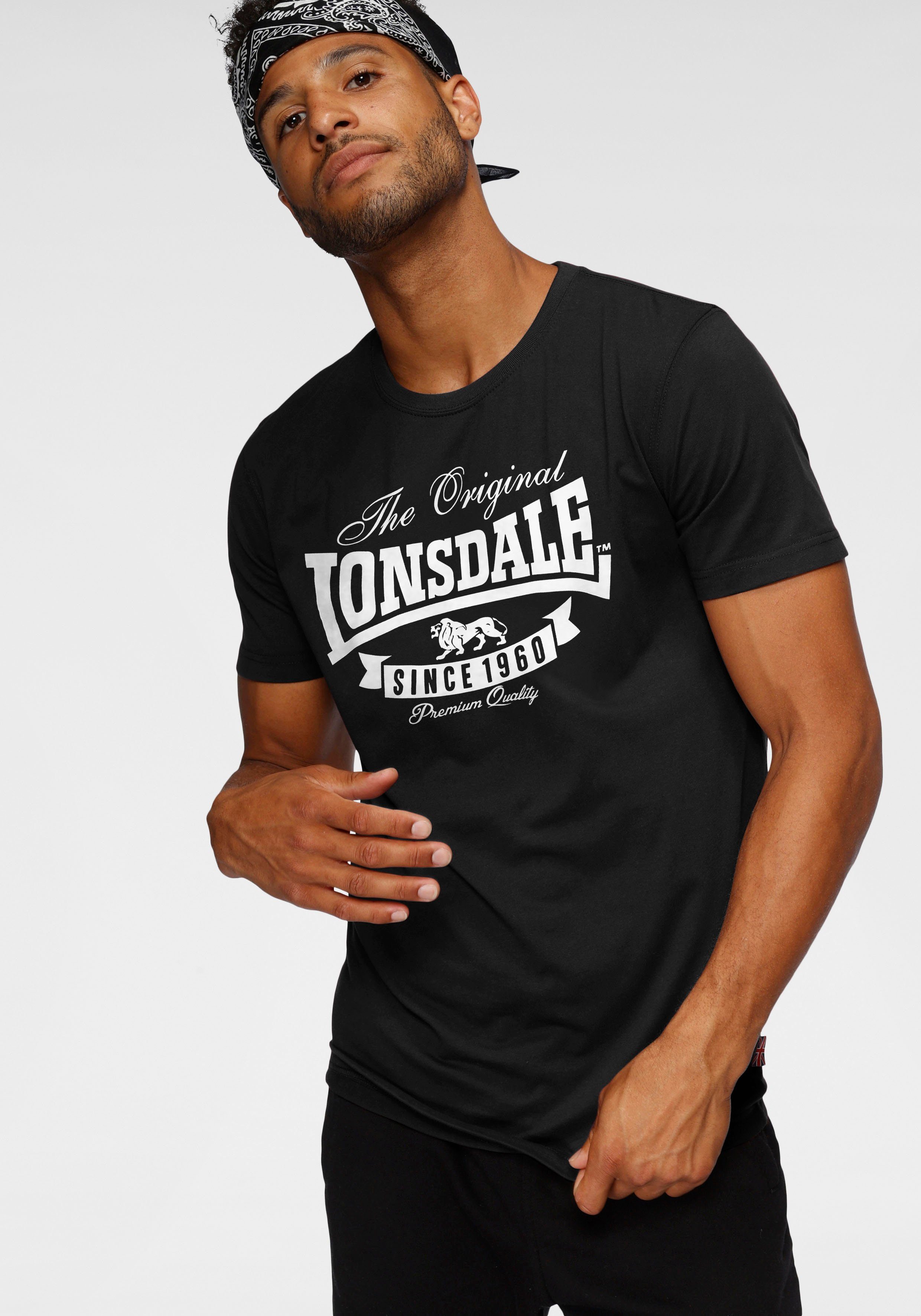 Lonsdale T-shirt SUSSEX-TORBAY (2-delig, Set van 2)