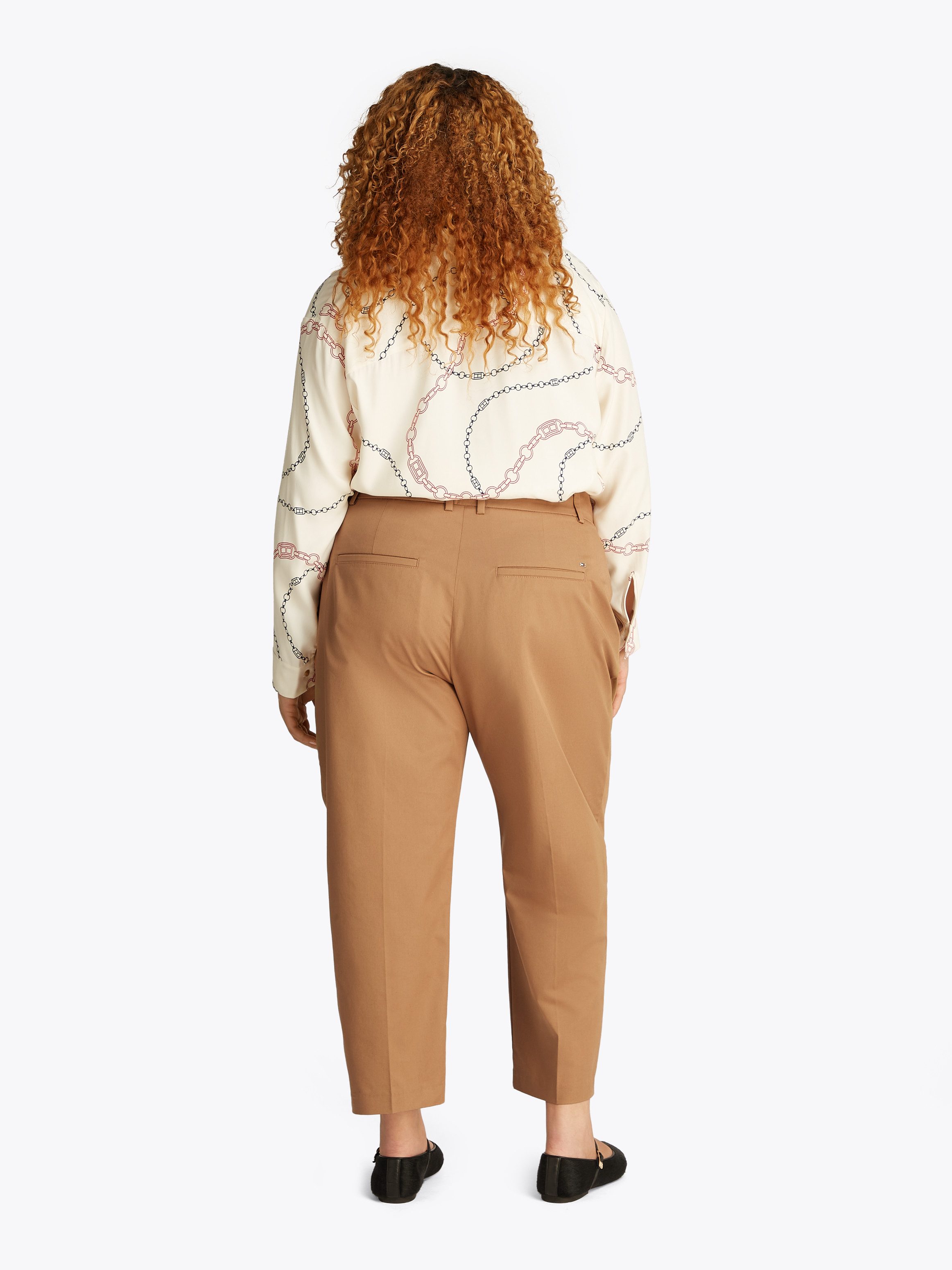 Tommy Hilfiger Curve Chino CRV CO SLIM STRAIGHT CHINO in grote maten, chino kwaliteit