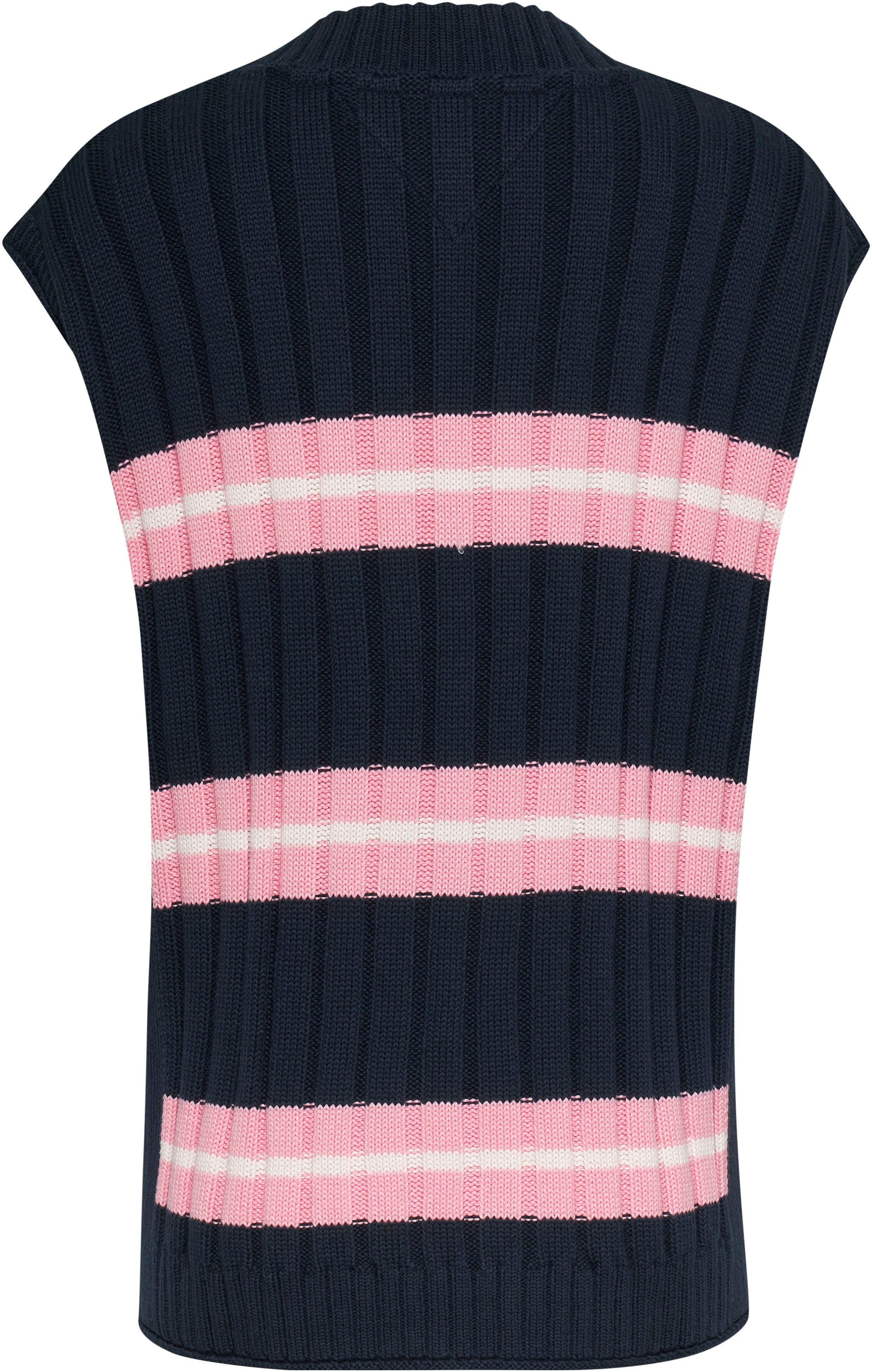 TOMMY JEANS Trui met V-hals TJW STRIPE V-NECK VEST