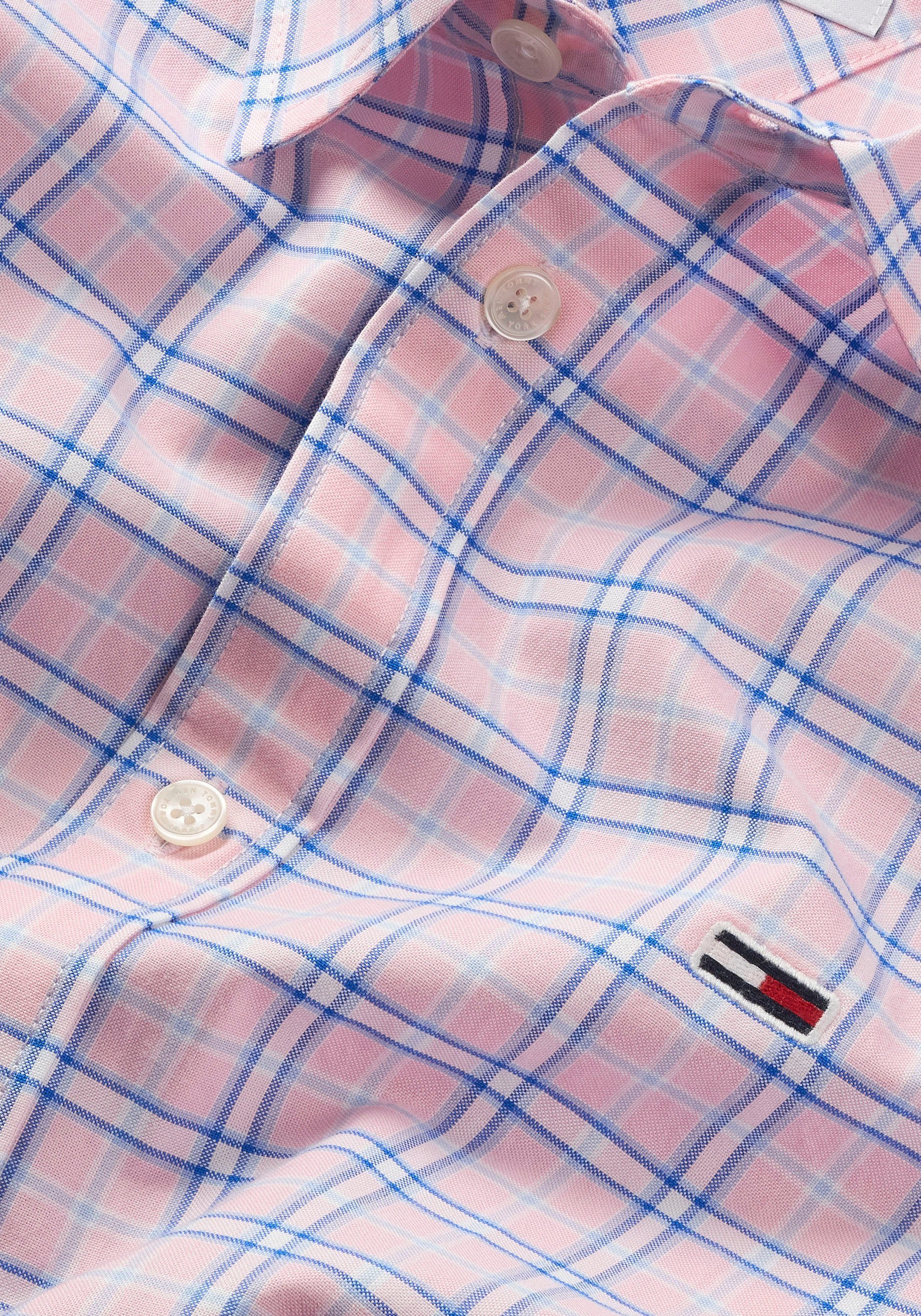 TOMMY JEANS Overhemd met lange mouwen TJM REG OXFORD CHECK SHIRT