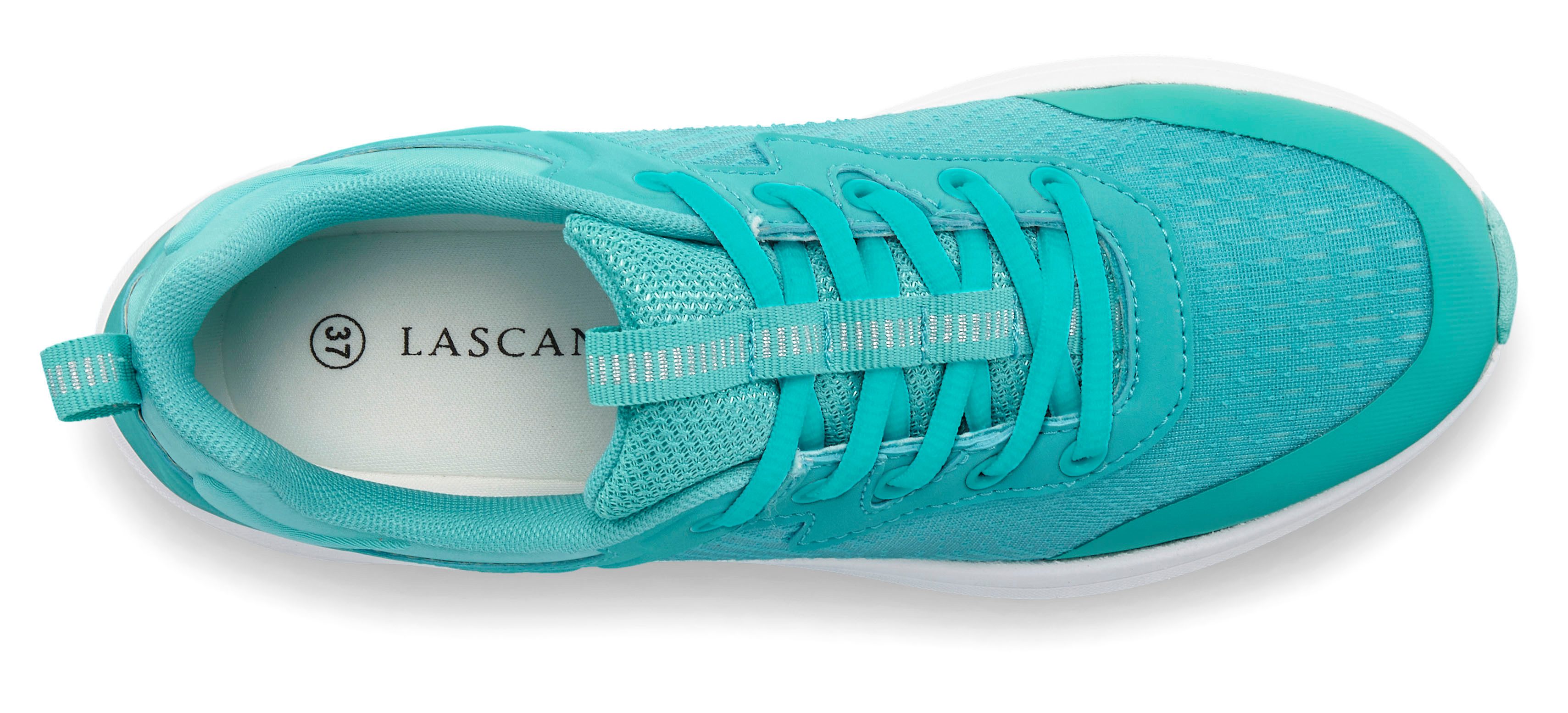 Lascana Sneakers Vrijetijdsschoen, veterschoen met uitneembare binnenzool VEGAN