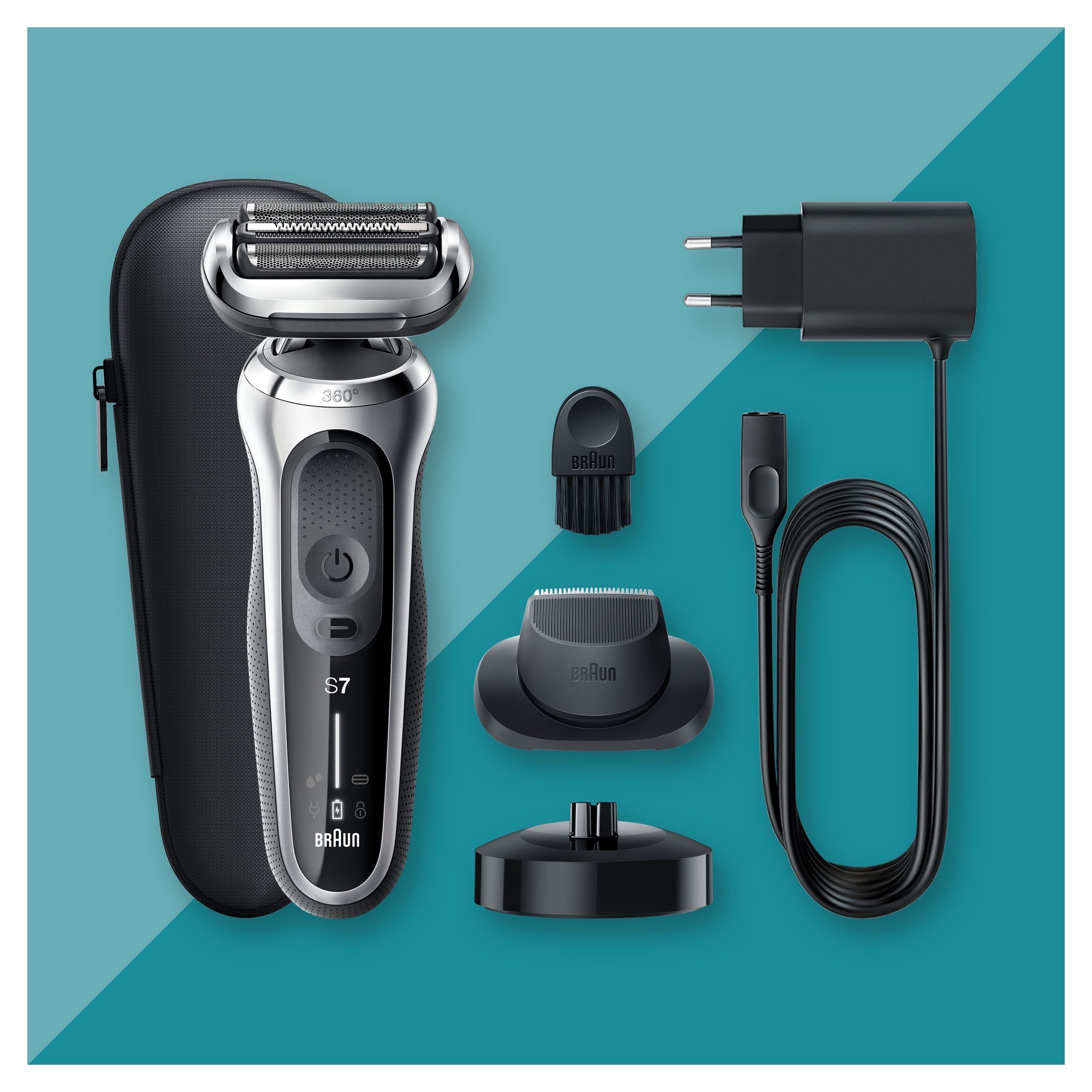 Braun Elektrisch scheerapparaat Series 7 71-S4200cs Wet&Dry, precisietrimmer