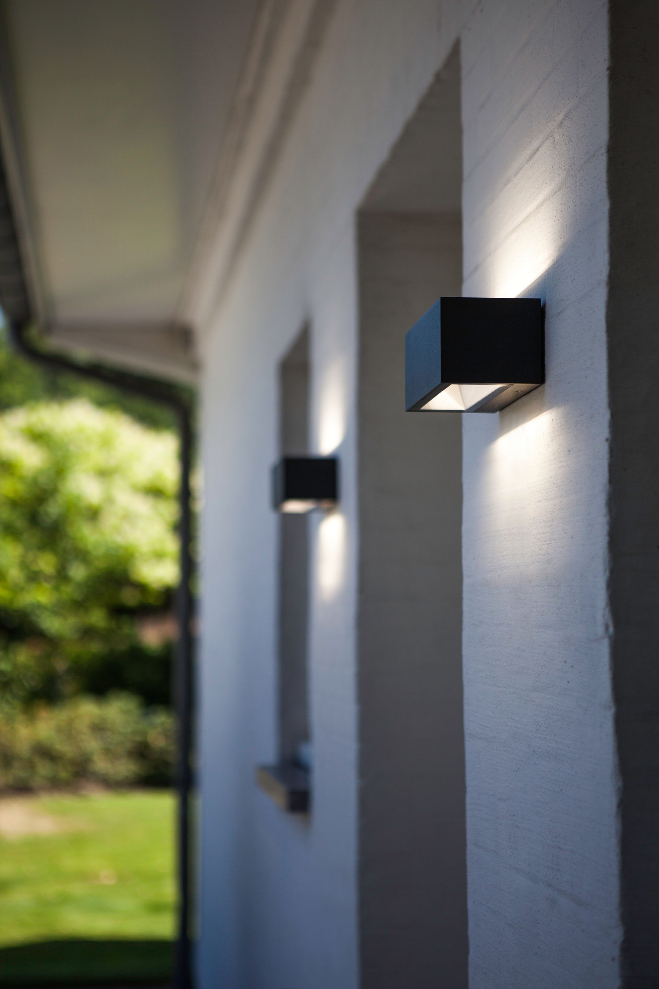 LUTEC Led-wandlamp voor buiten Gemini (1 stuk)