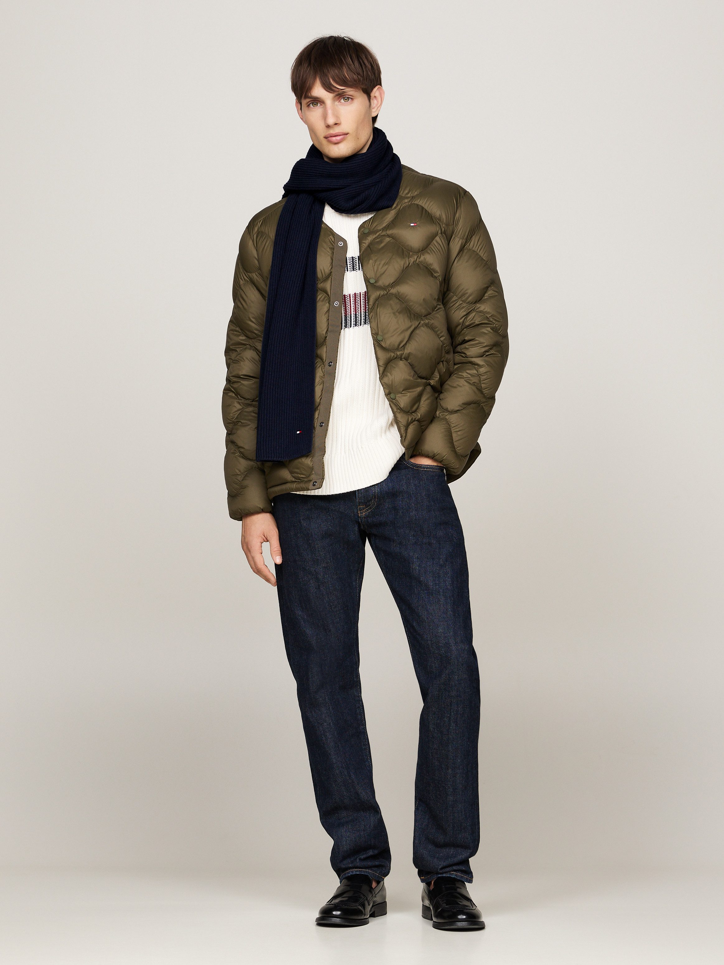 Tommy Hilfiger Gebreide sjaal TH FLAG PIMA COTTON CASH SCARF