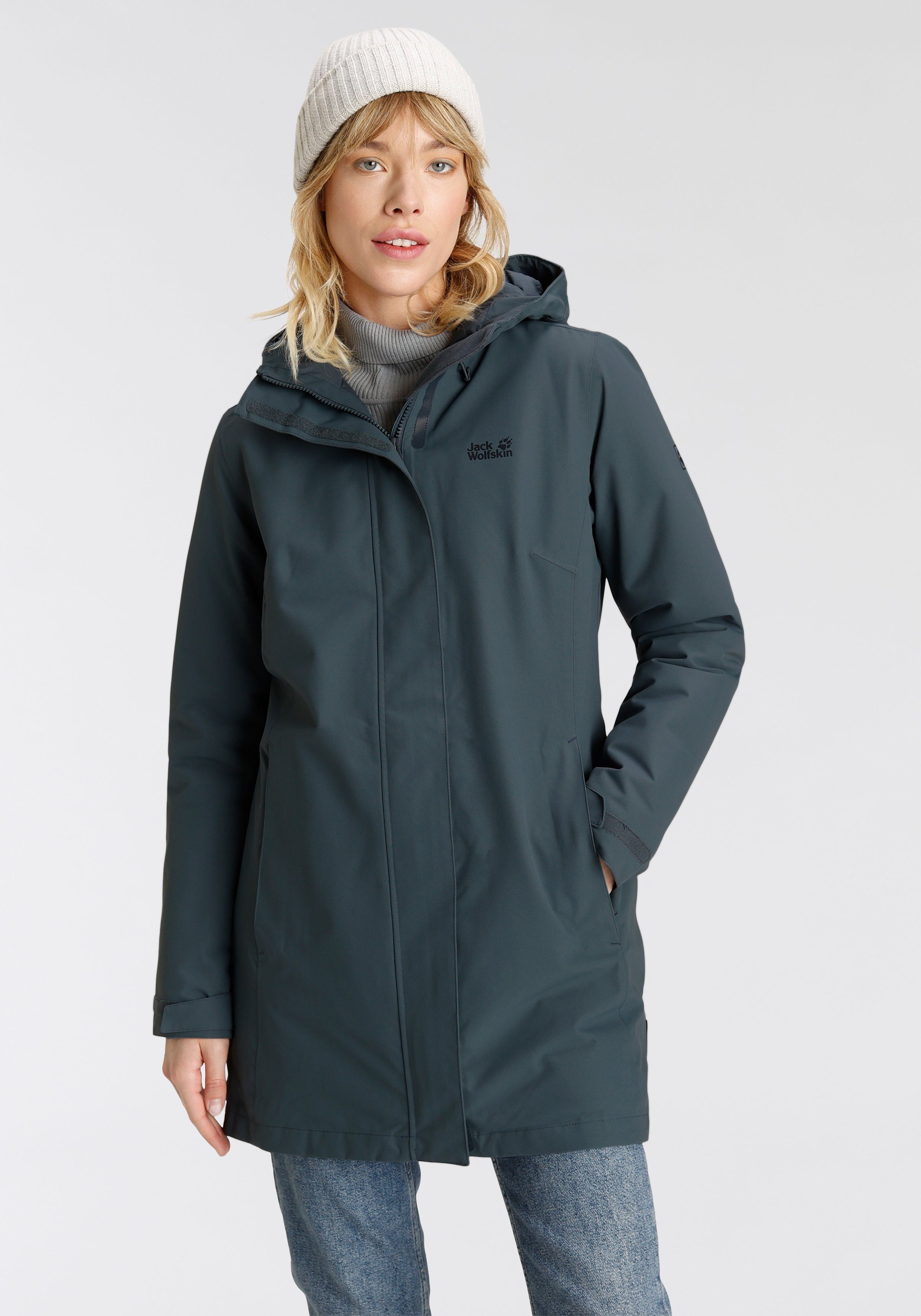 Jack Wolfskin Parka KIOLA Winddicht & waterafstotend & ademend