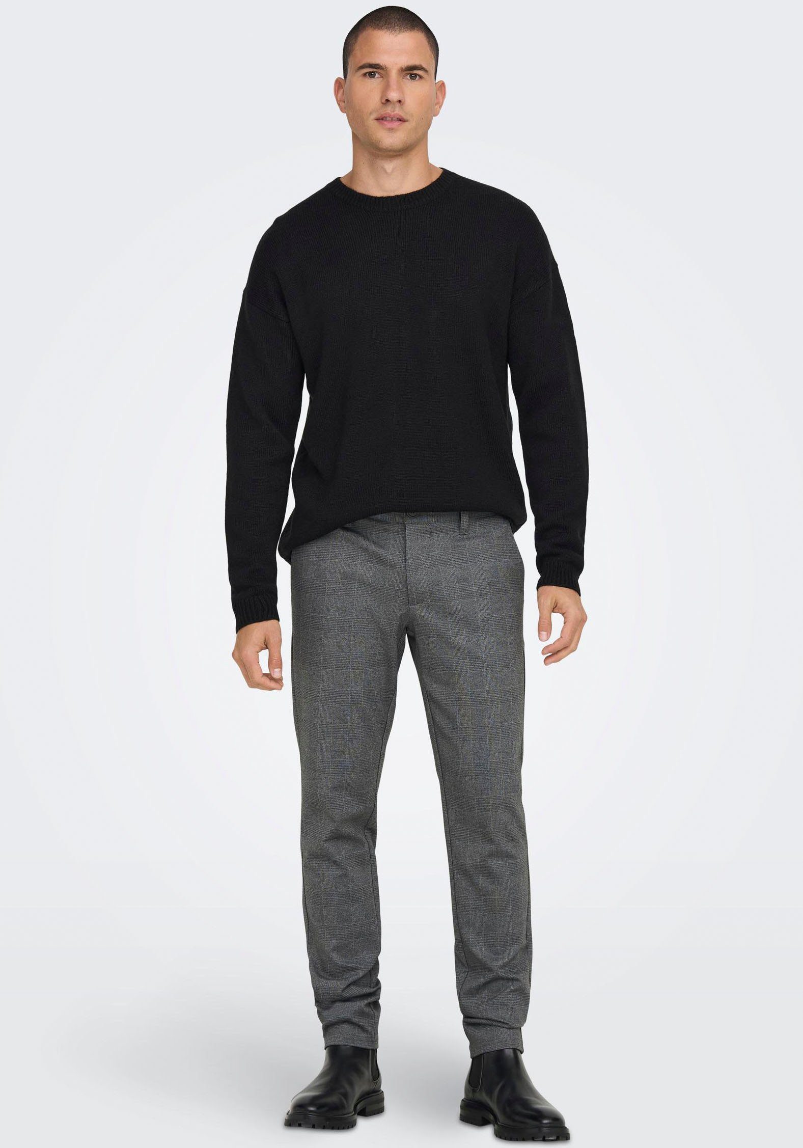 ONLY & SONS Chino ONSMARK SLIM CHECK PANTS 9887 NOOS