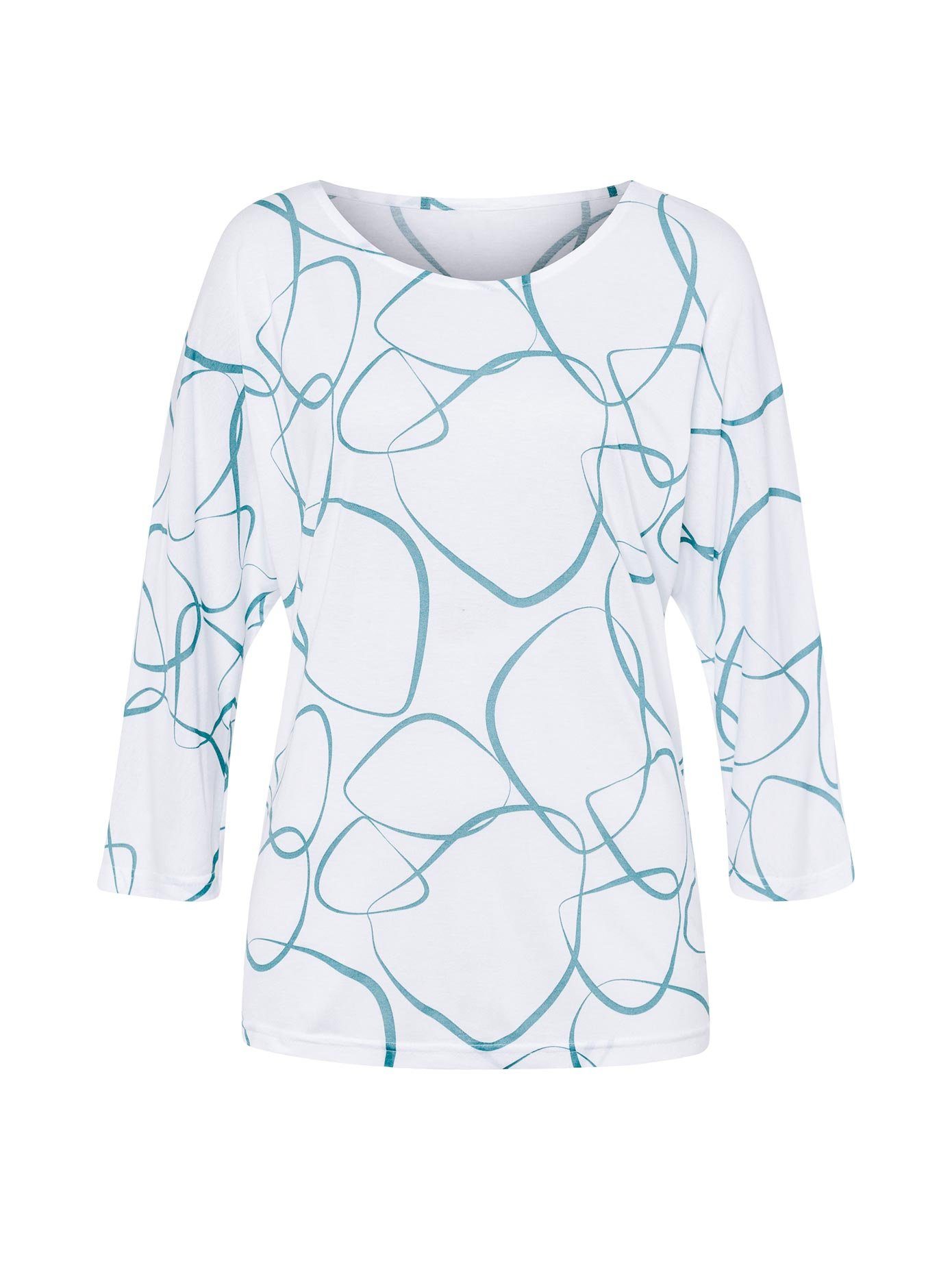 Shirt met ronde hals Vrijetijdsshirt (1-delig)