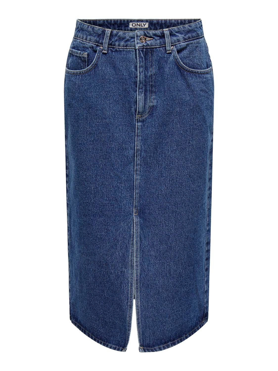 Only Jeans rok ONLBIANCA MIDI SKIRT DNM REA NOOS