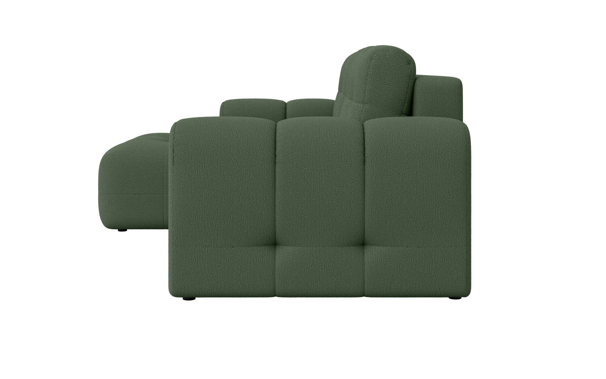 INOSIGN Hoekbank Manilla, optioneel met bedfunctie, B/D/H 265/170/91 cm L-vorm met recamiere rechts/links bestelbaar, golfondersteuning