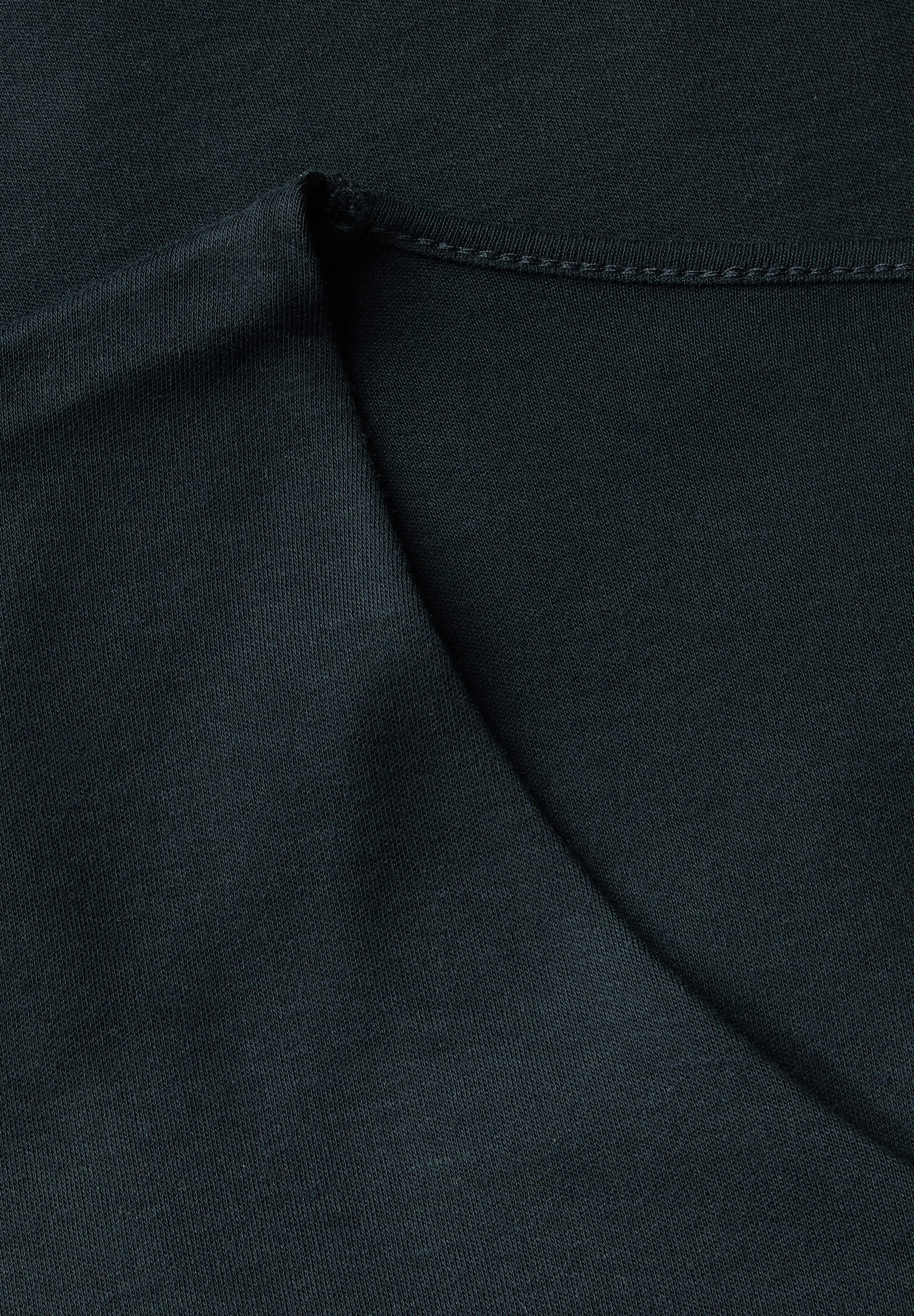 STREET ONE Shirt met korte mouwen Style Palmira met diepe ronde hals