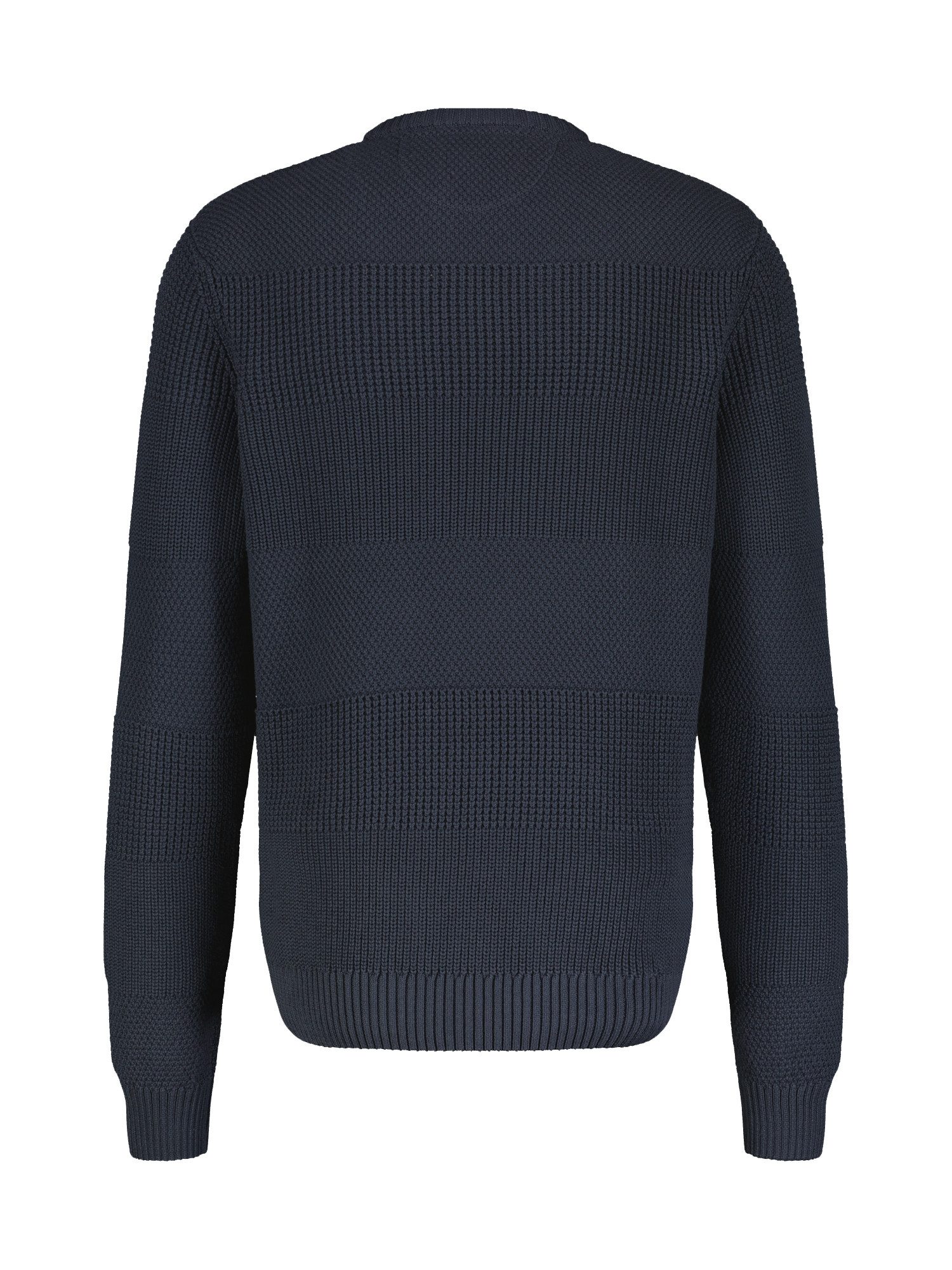 Lerros Gebreide trui LERROS heren pullover in structuurbrei kwaliteit