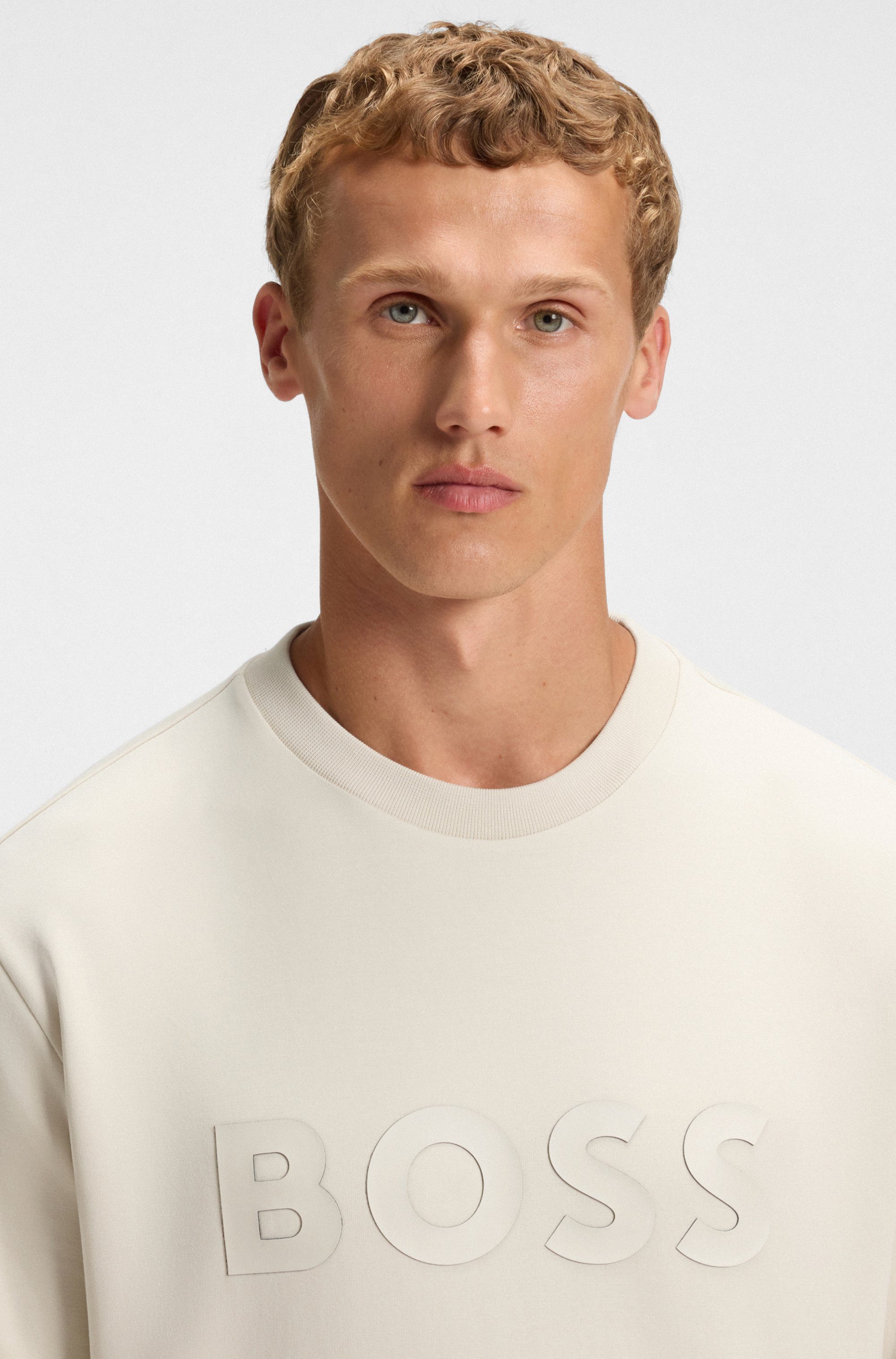 BOSS GREEN Sweatshirt Salbo met logoprint