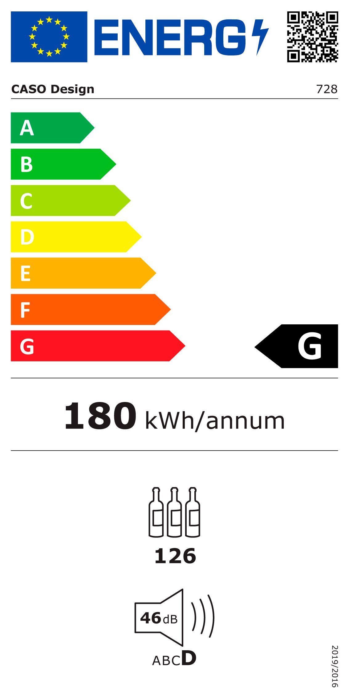 Caso Wijnklimaatkast WineComfort 1260 Smart