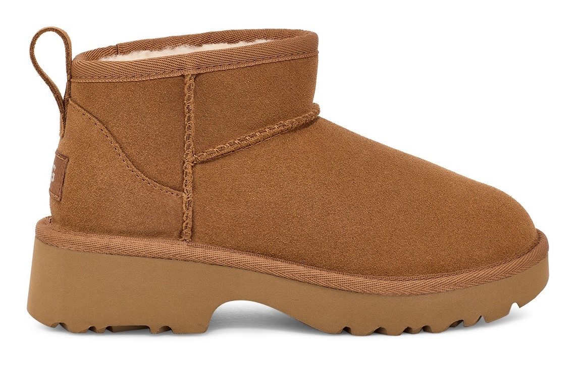 UGG Boots zonder sluiting CLASSIC ULTRA MINI NEW HEIGHTS , plateaulaarzen, winterlaarzen, trekkinglaarzen met aantrekhaak