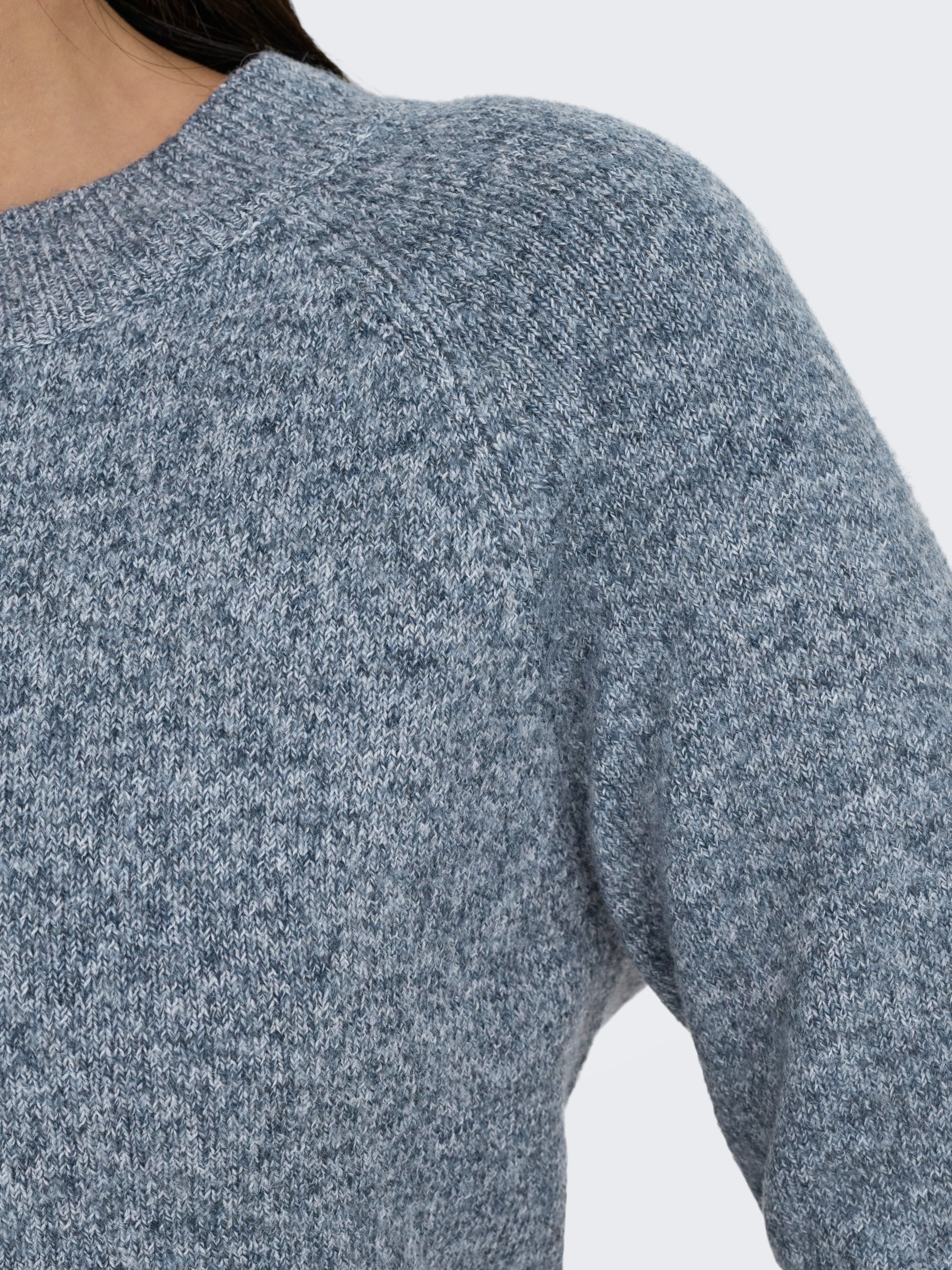 Only Trui met ronde hals ONLRICA LIFE L/S PULLOVER KNT NOOS