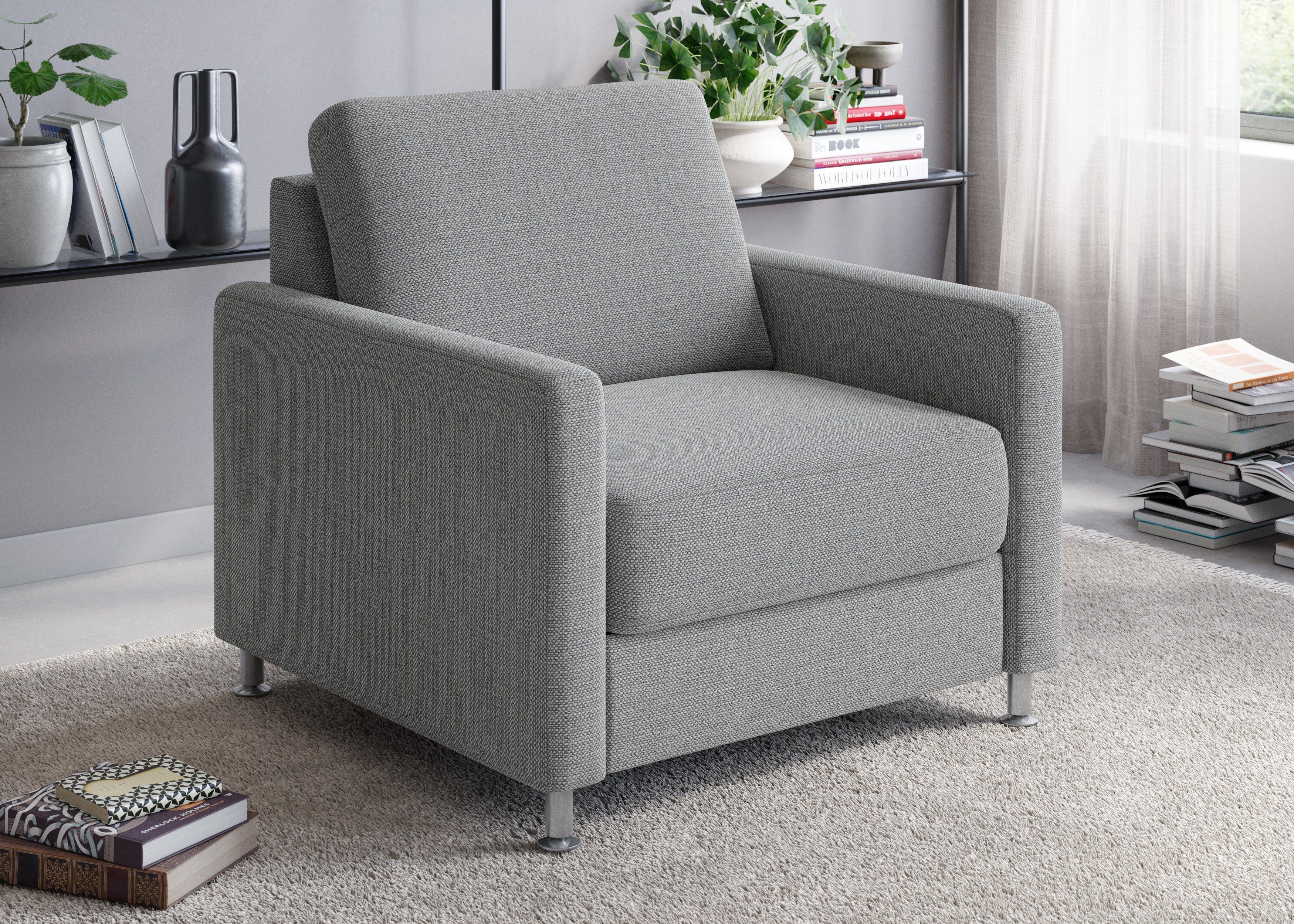 sit&more Fauteuil Corleone met comfortabel binnenveringsinterieur