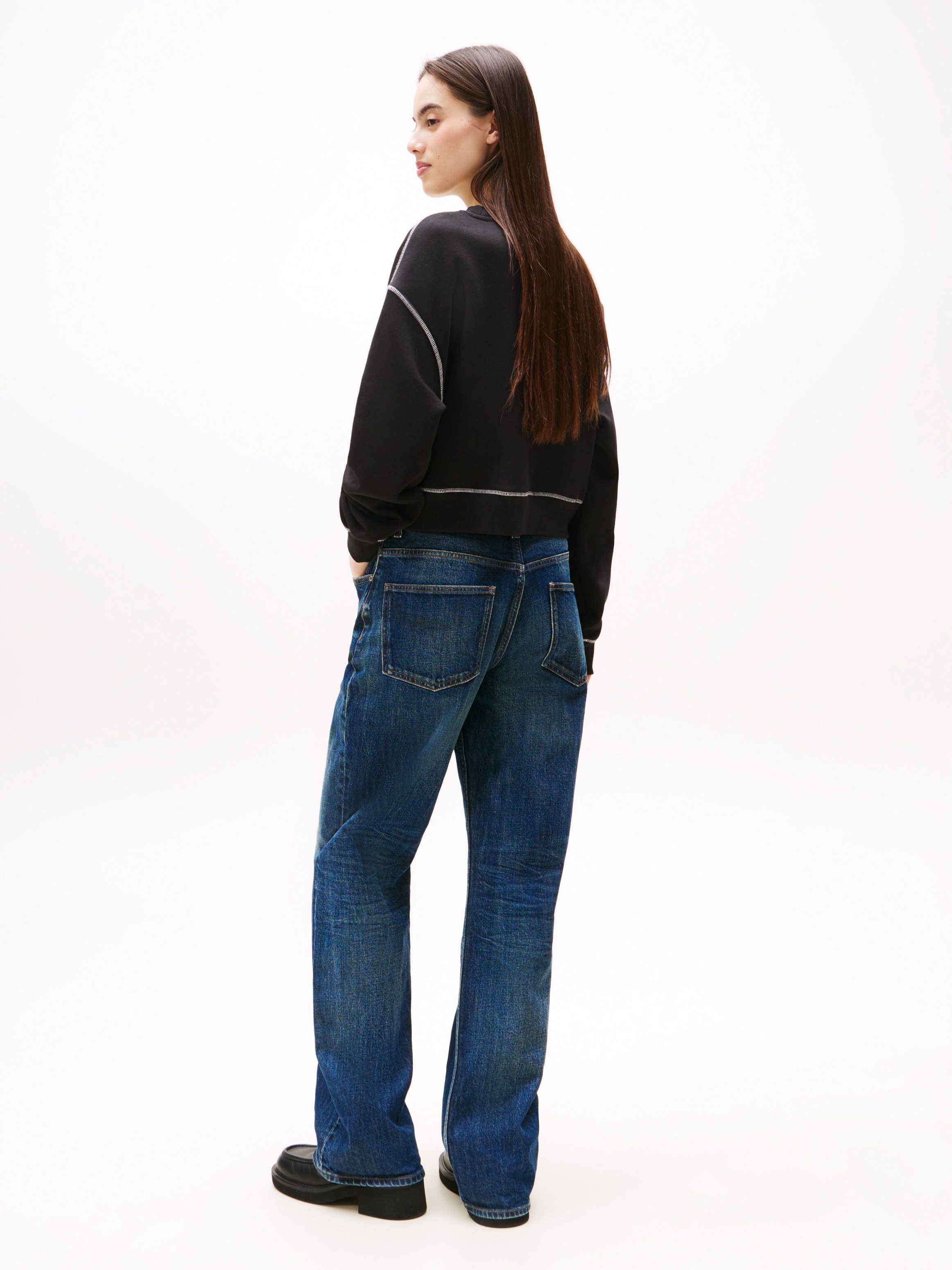 TOMMY JEANS Sweatshirt TJW RLX CRP STITCH LINEAR CREW