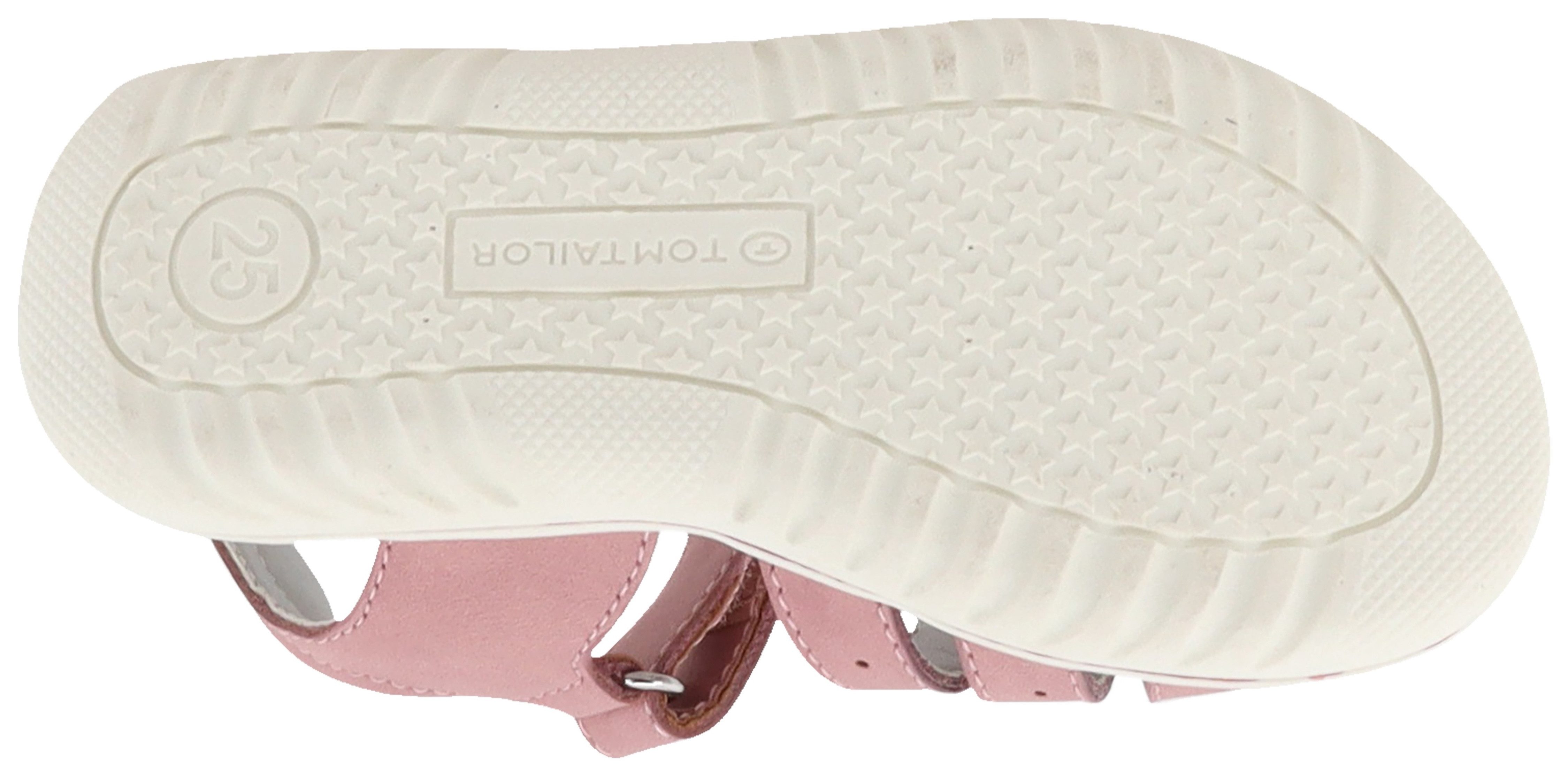 Tom Tailor Sandalen , feestdagsschoen, klittenbandschoen, zomerschoen met glitter-harten