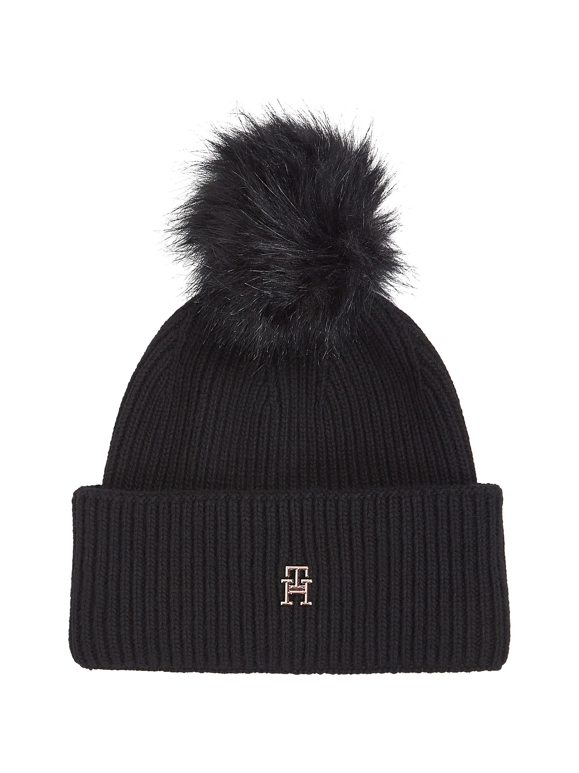 Tommy Hilfiger Beanie ELEVATED CHIC BEANIE W POMPOM