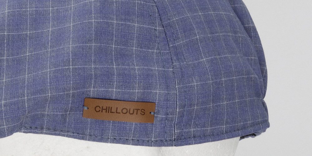 chillouts Flat cap Samsun Hat met klassiek patroon