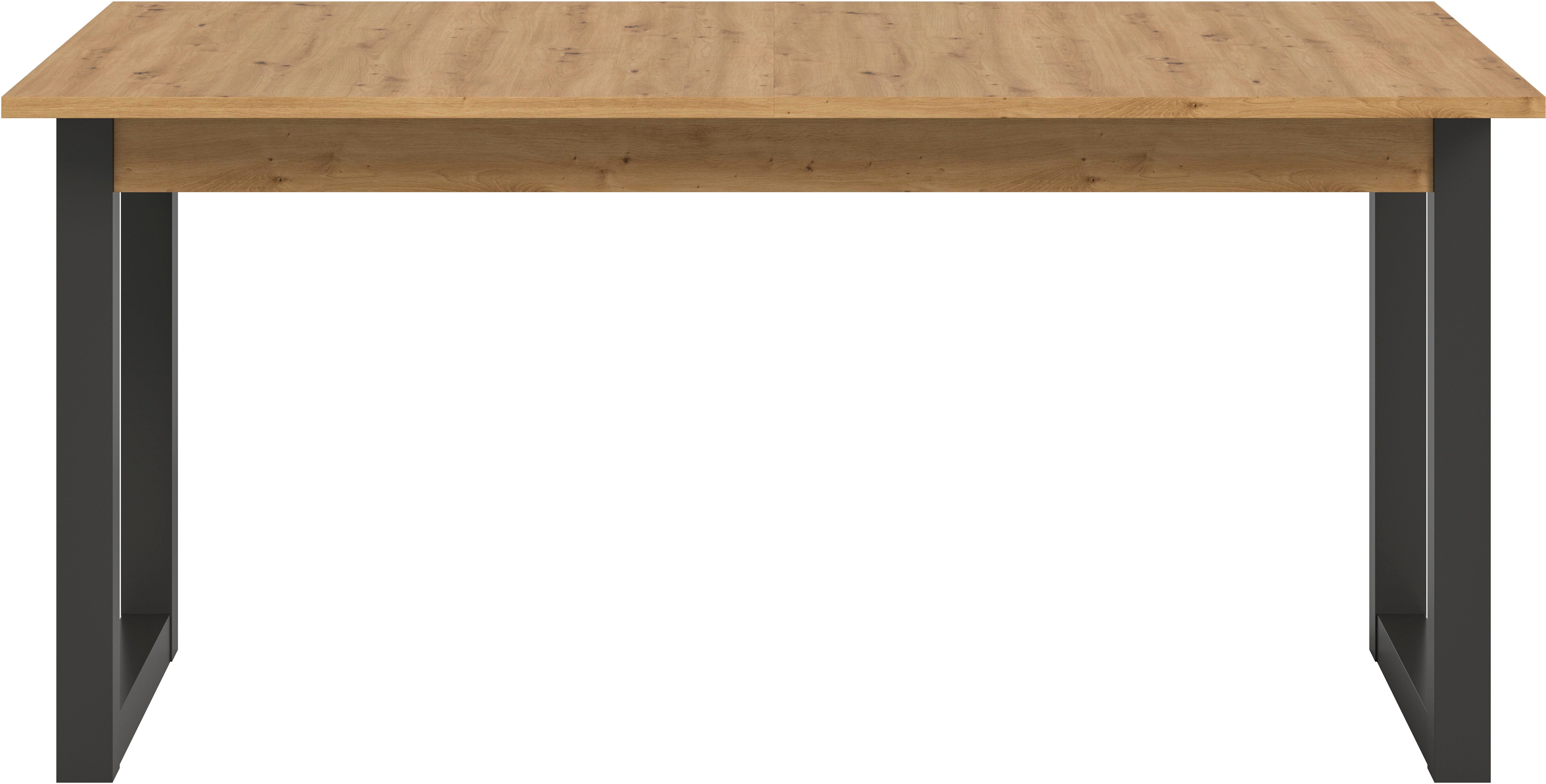 INOSIGN Eettafel Rail, uitschuifbaar 150 - 190 cm, inclusief 40 cm inlegplaat