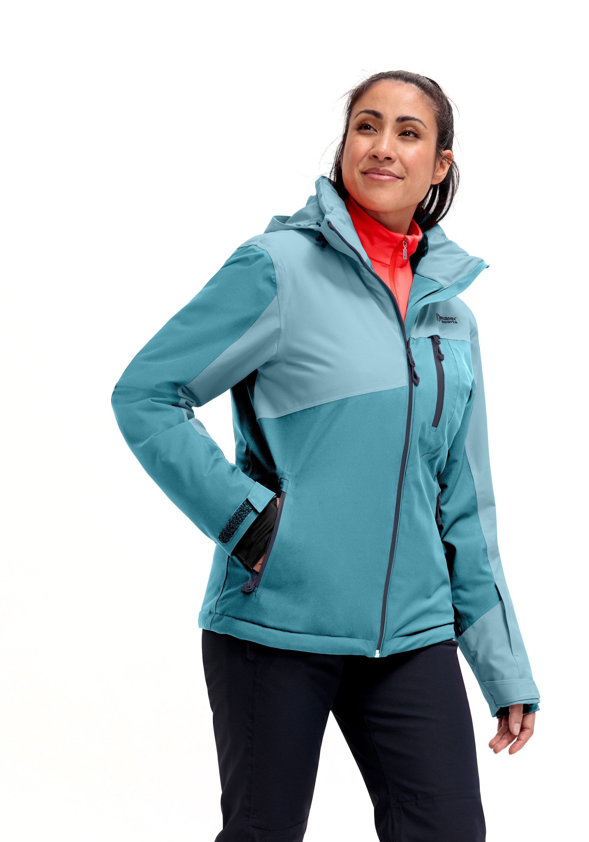 Maier Sports Ski-jack Glacierguard W Dames winterjas gewatteerd en waterdicht