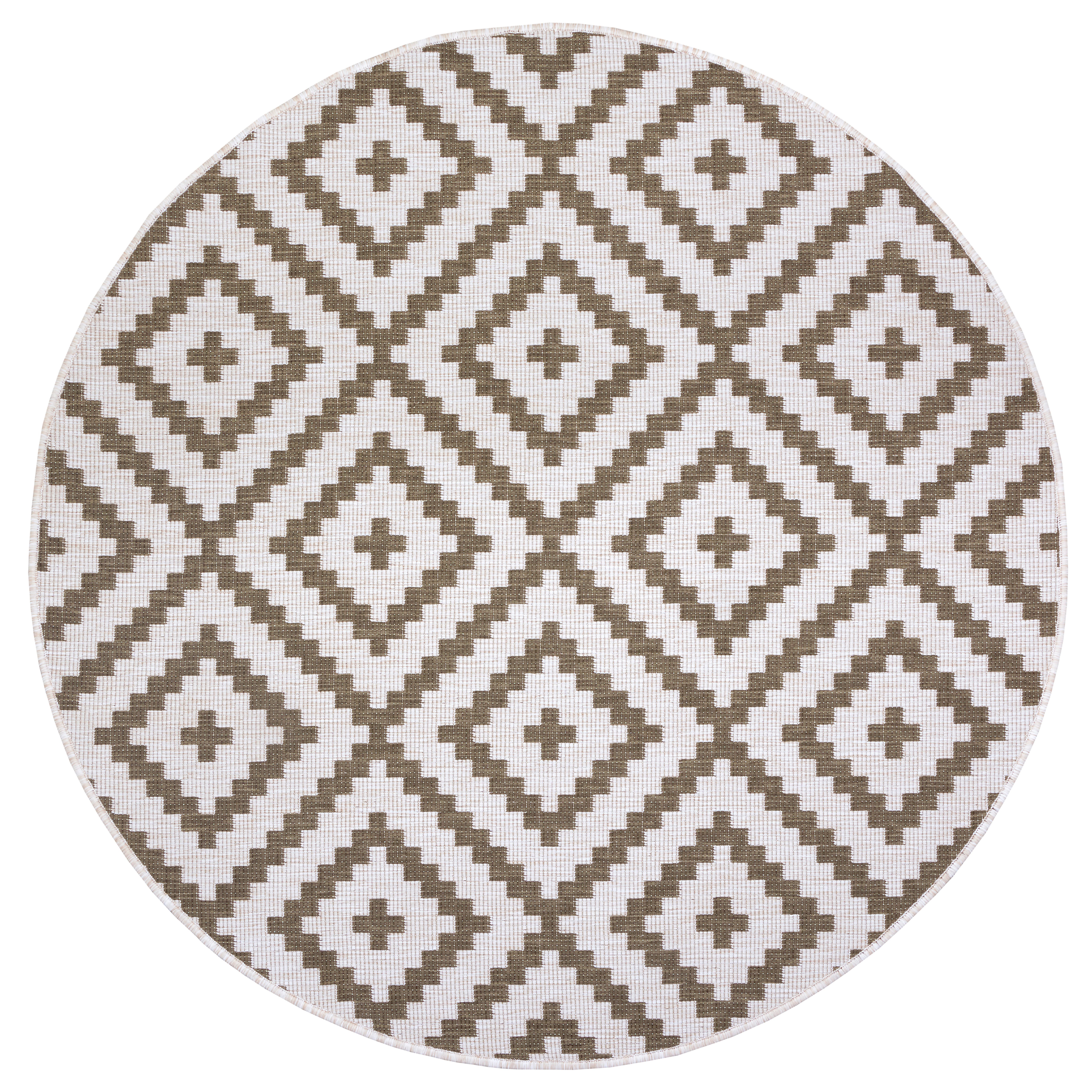 my home Vloerkleed Ronda tweezijdig te gebruiken kleed Sisal-look, platweefsel, in- en outdoor, geometrisch boho design