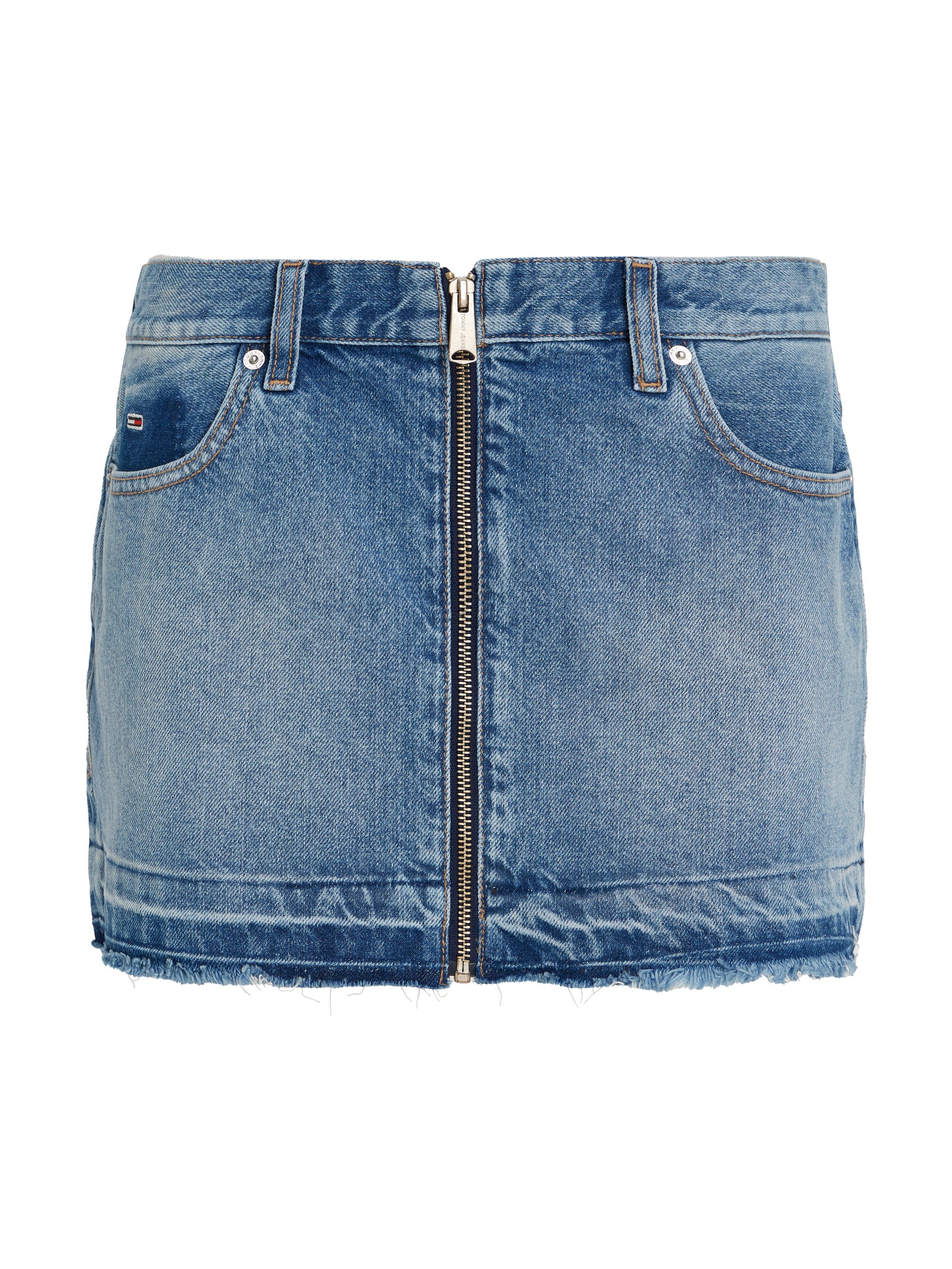 TOMMY Jeans rok Webrok met Tommy Jeans merklabel
