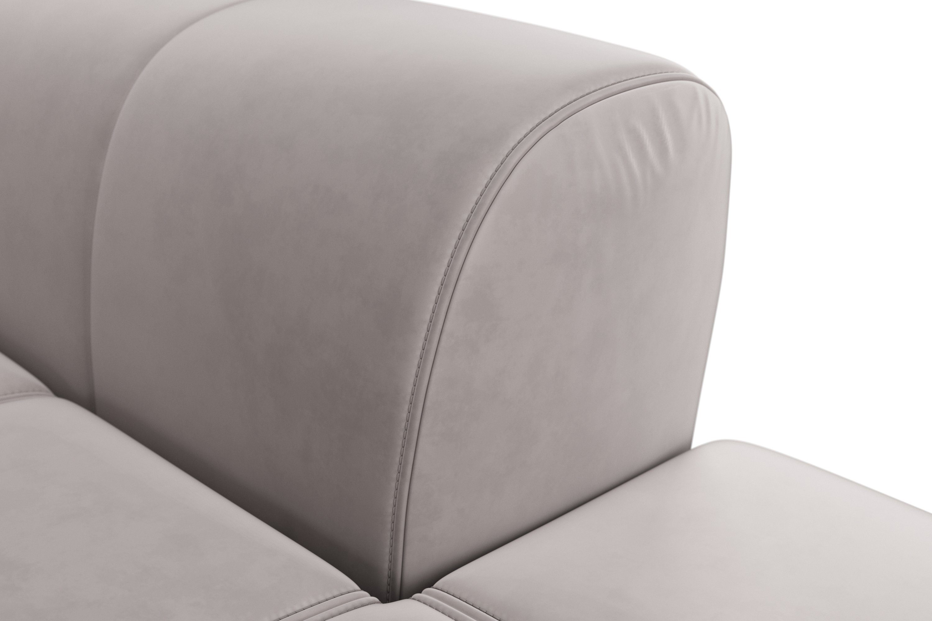 sit&more Zithoek Bendigo U-vorm inclusief zitdiepteverstelling, bodemvrijheid 12 cm, in 2 pootkleuren