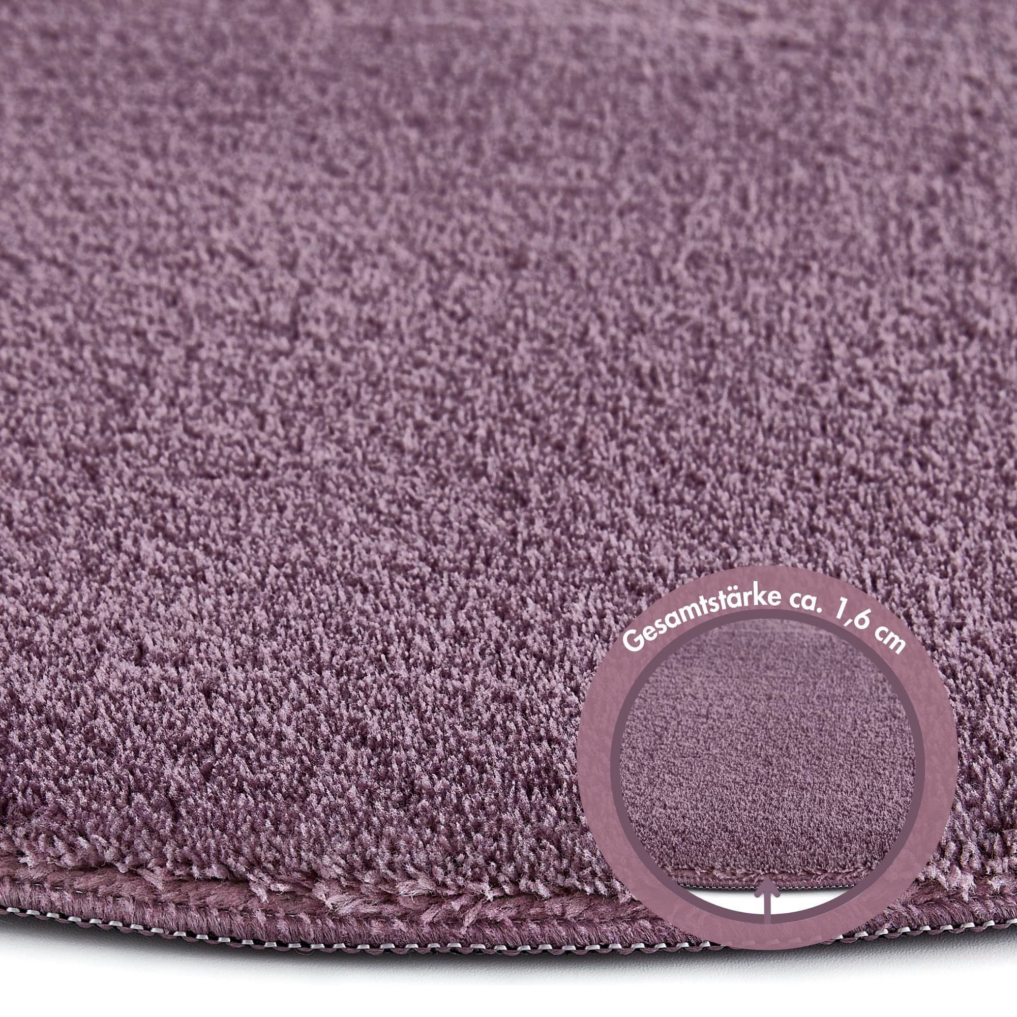 Andiamo Vloerkleed Arezzo Effen kleuren, zachte pool, wasbaar, ideaal voor de woonkamer en slaapkamer